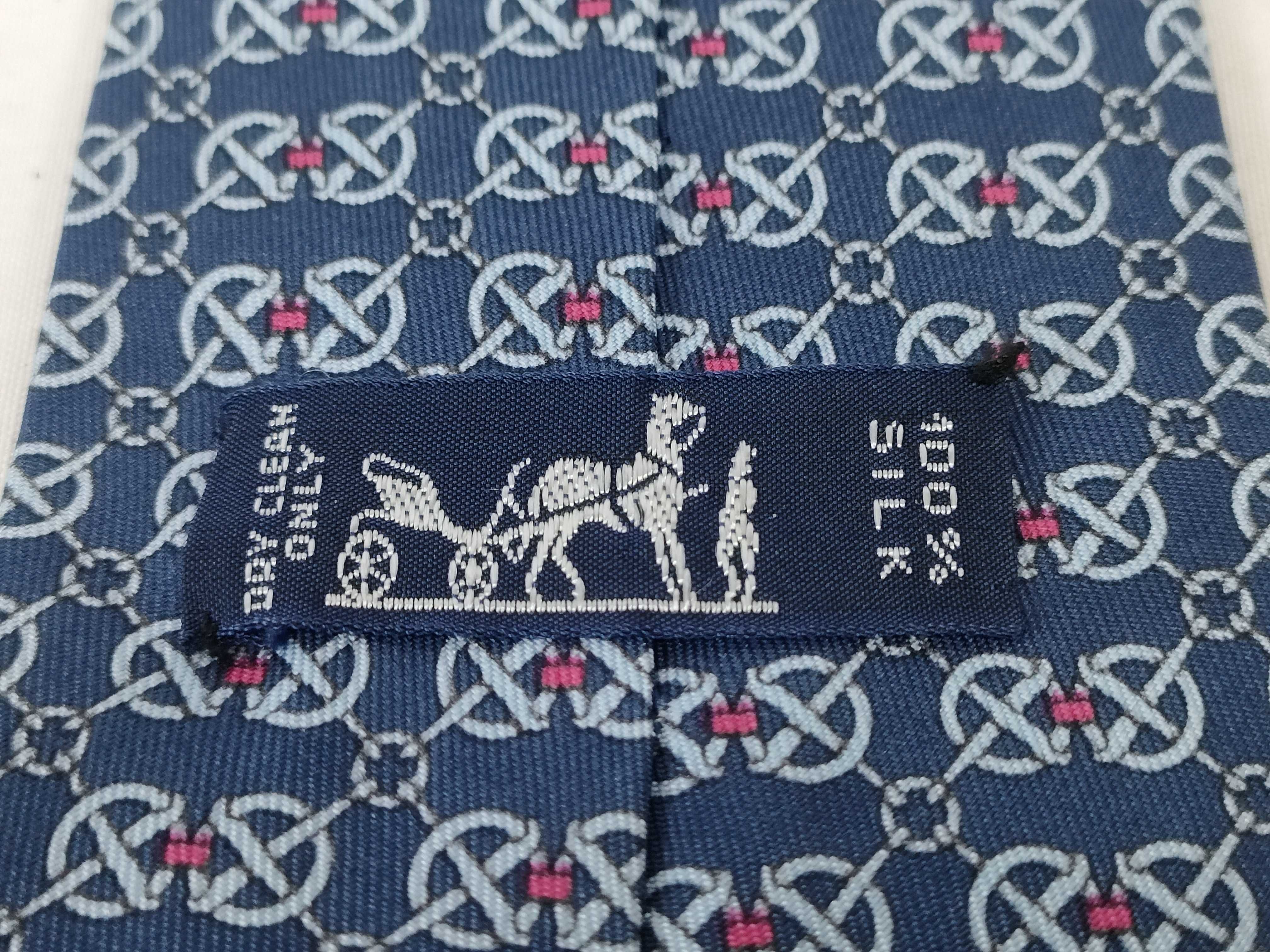 logo geometric silk tie and other accessories — view 5