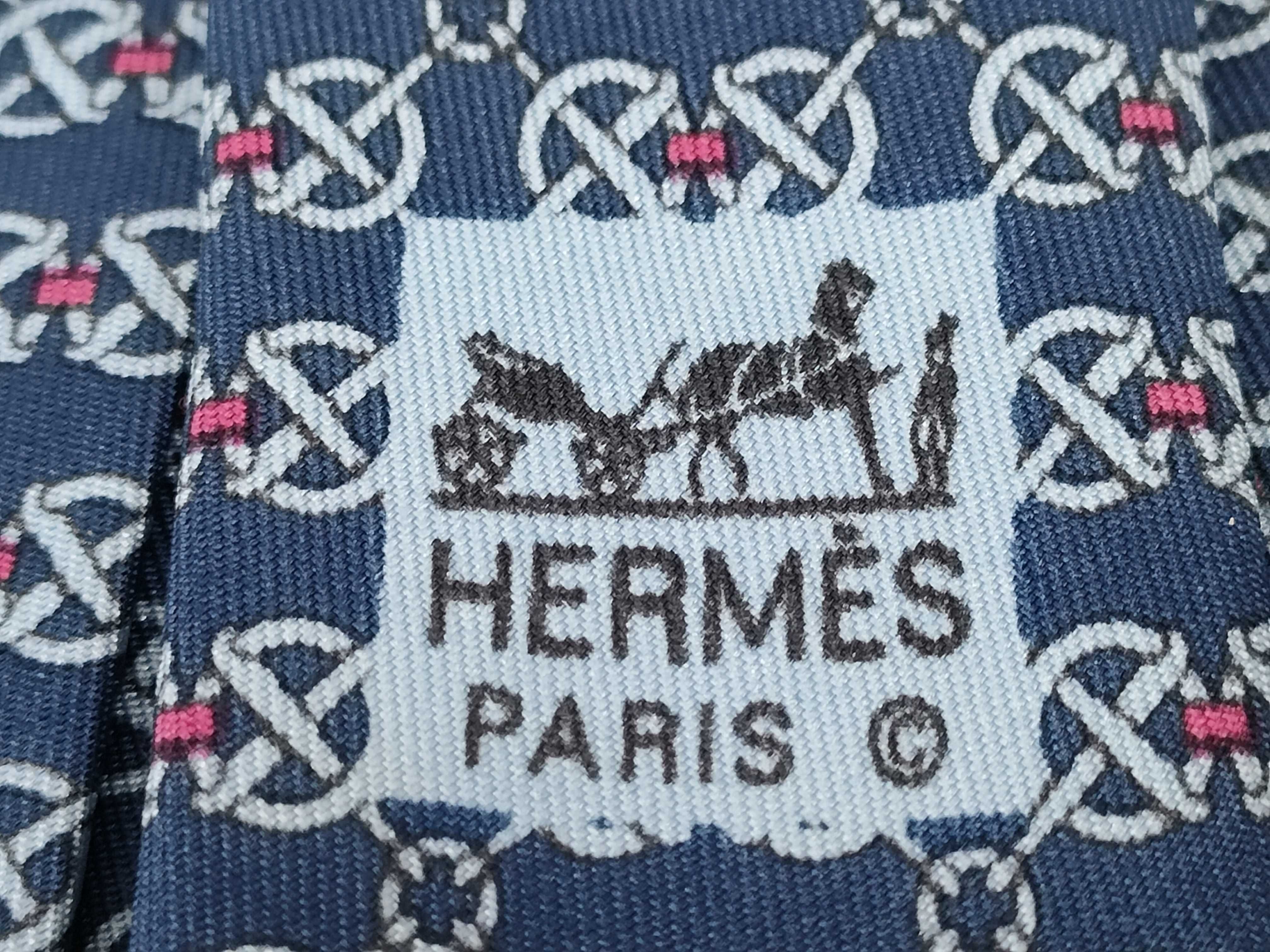 logo geometric silk tie and other accessories — view 6