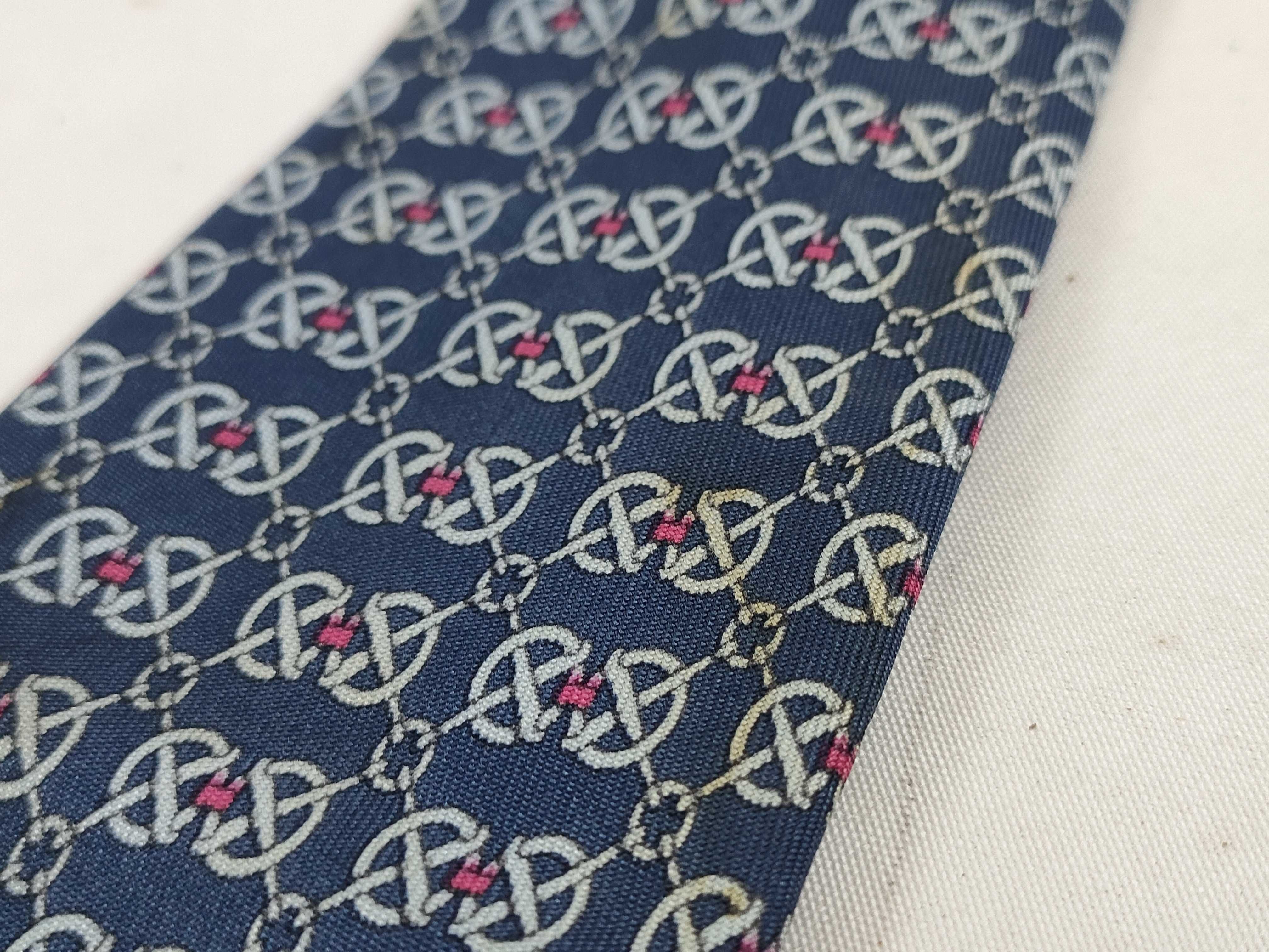 logo geometric silk tie and other accessories — view 9