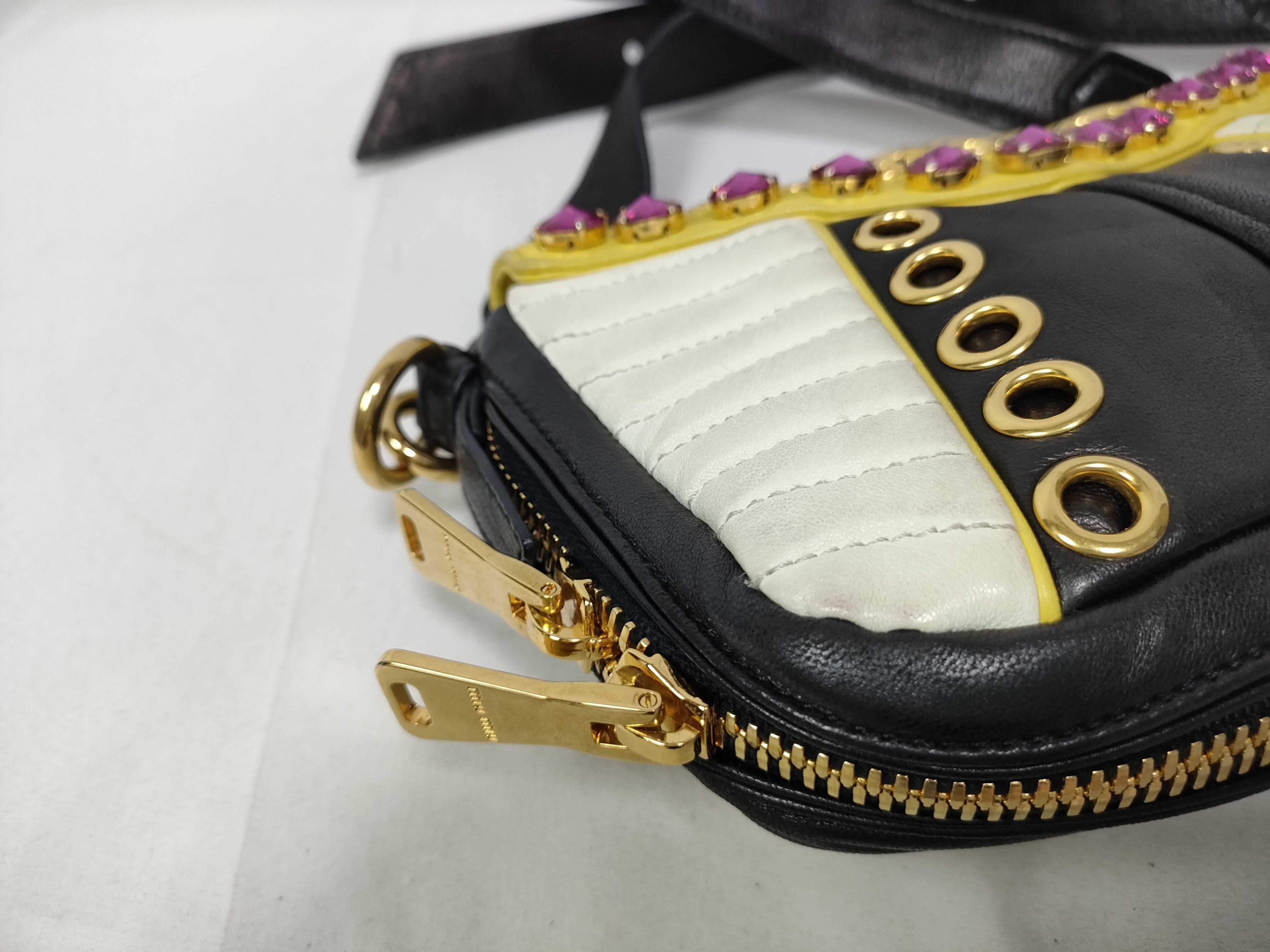 Biker Studded Bijou Leather Crochette Eyelet Shoulder Bag One Shoulder Bag — view 5