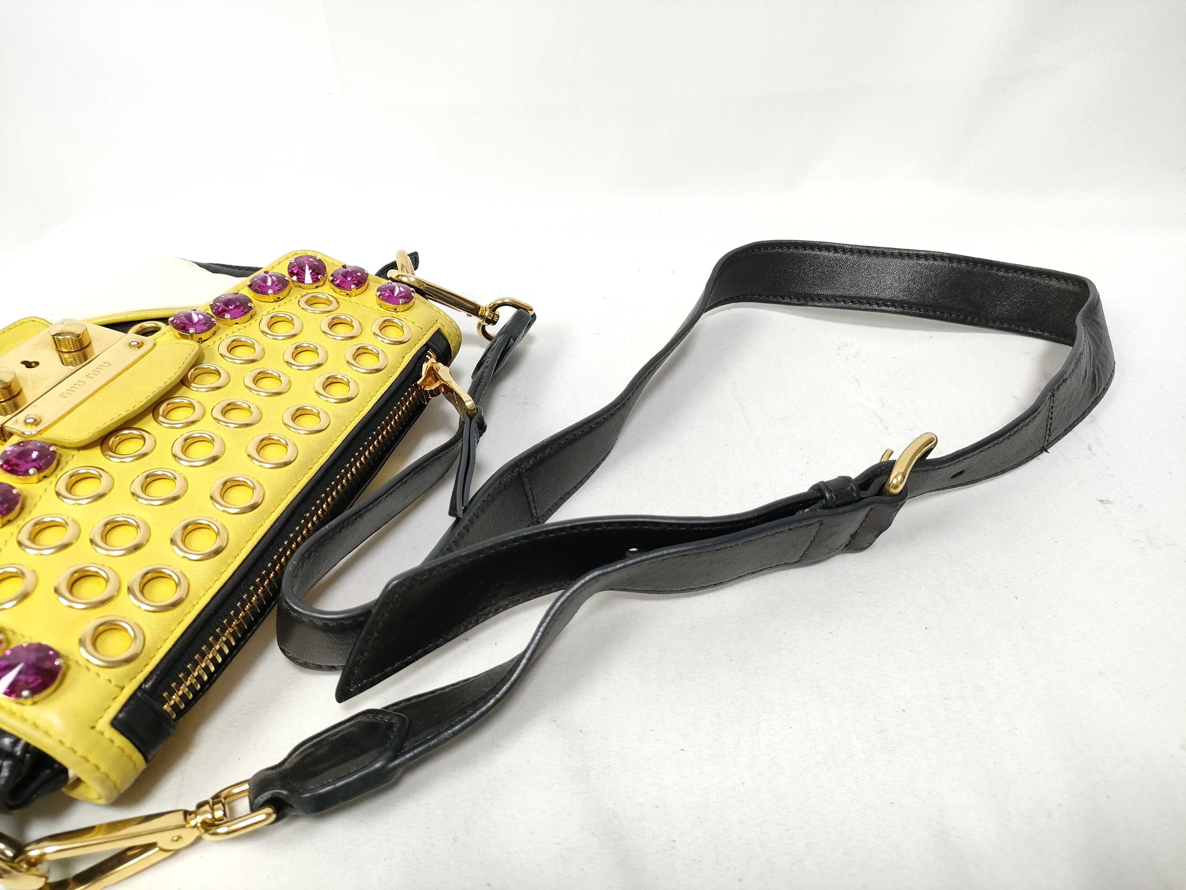 Biker Studded Bijou Leather Crochette Eyelet Shoulder Bag One Shoulder Bag — view 9