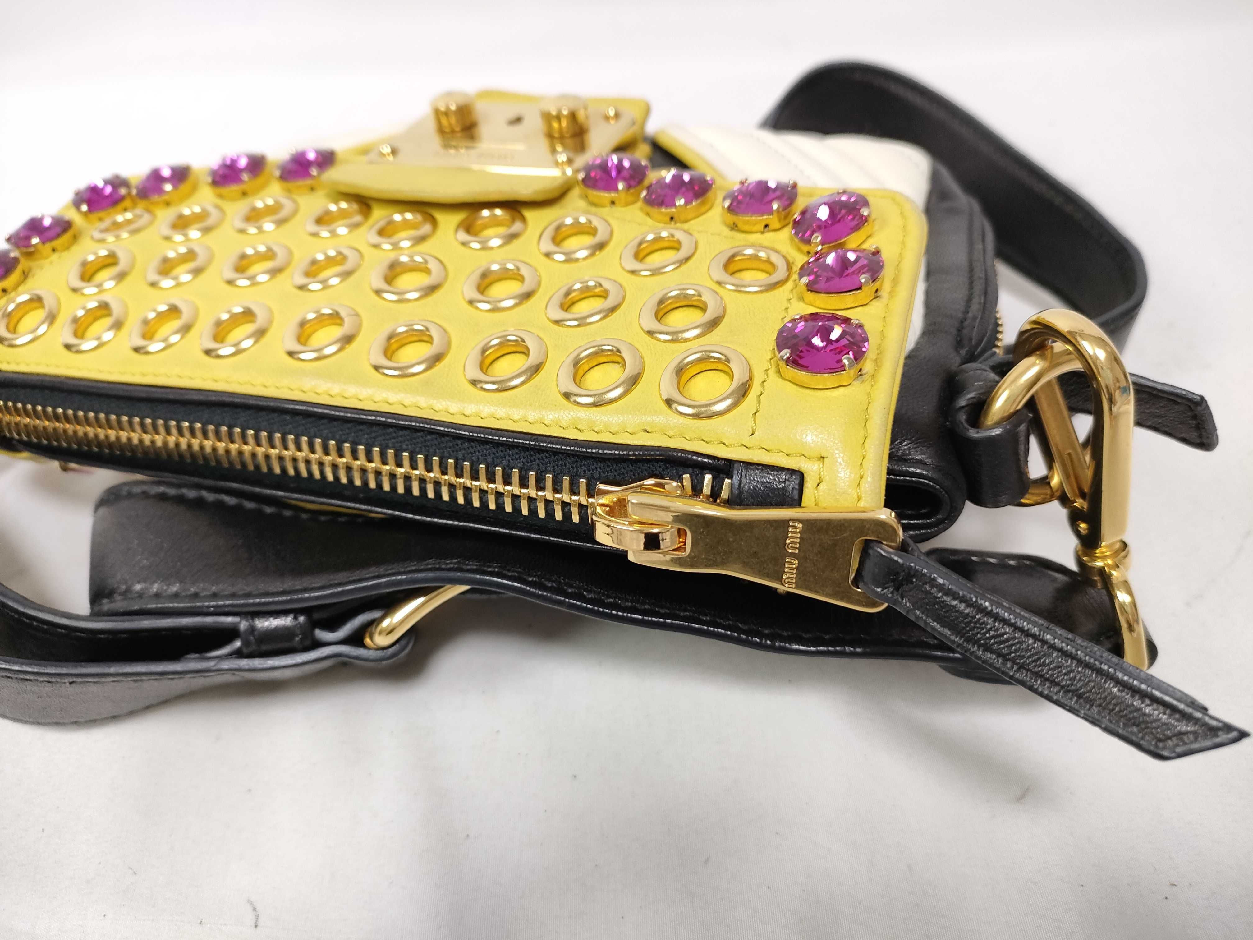 Biker Studded Bijou Leather Crochette Eyelet Shoulder Bag One Shoulder Bag — view 10