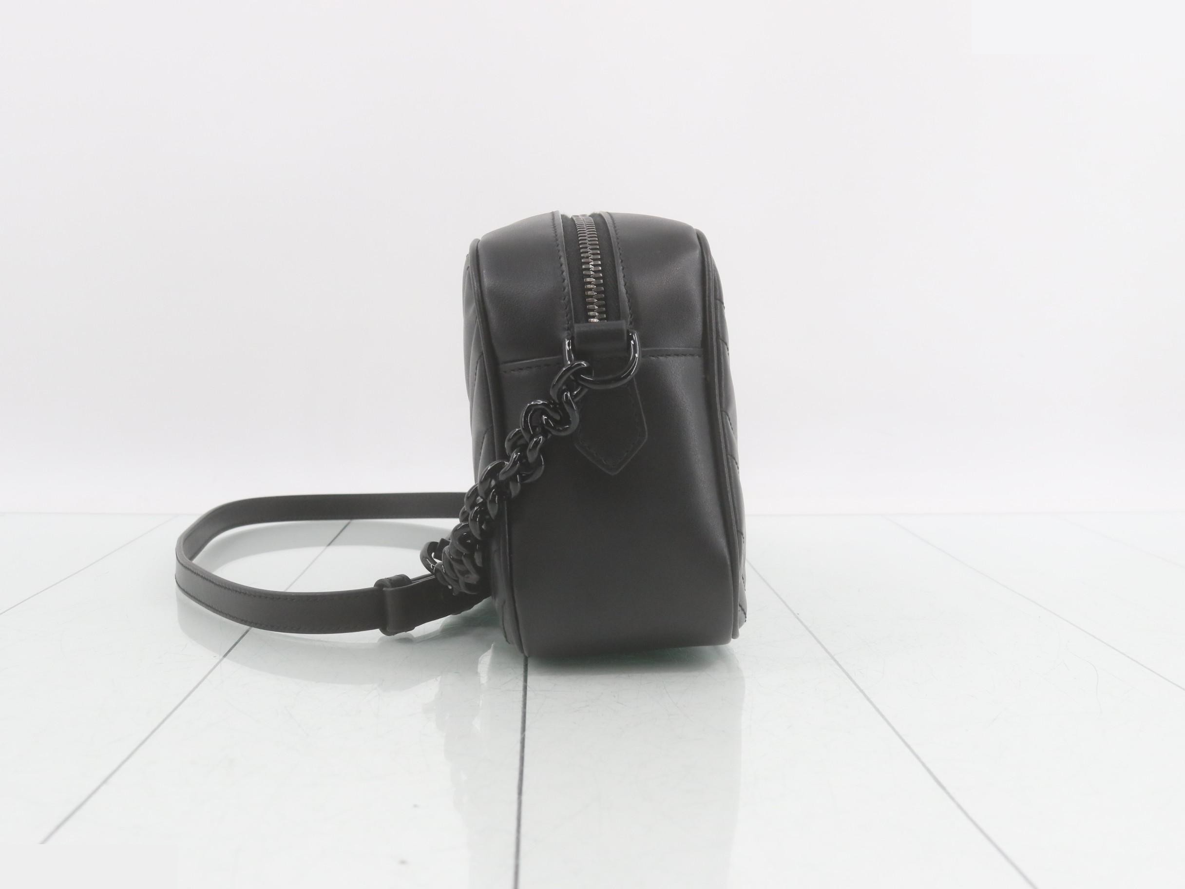 GG Marmont Quilted Chain Bag — view 3