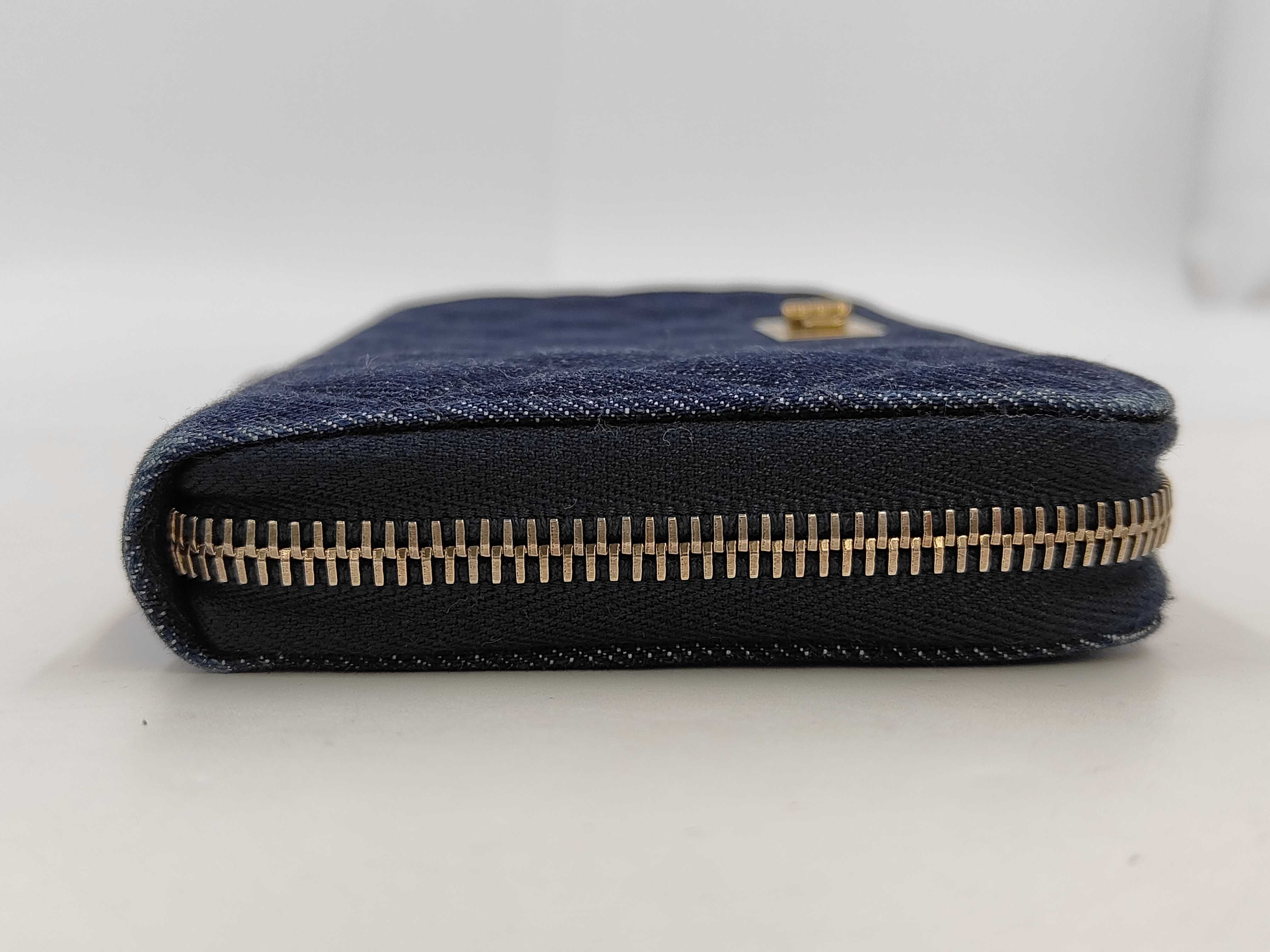 Denim 2.55 Round Zipper Long Wallet — view 3