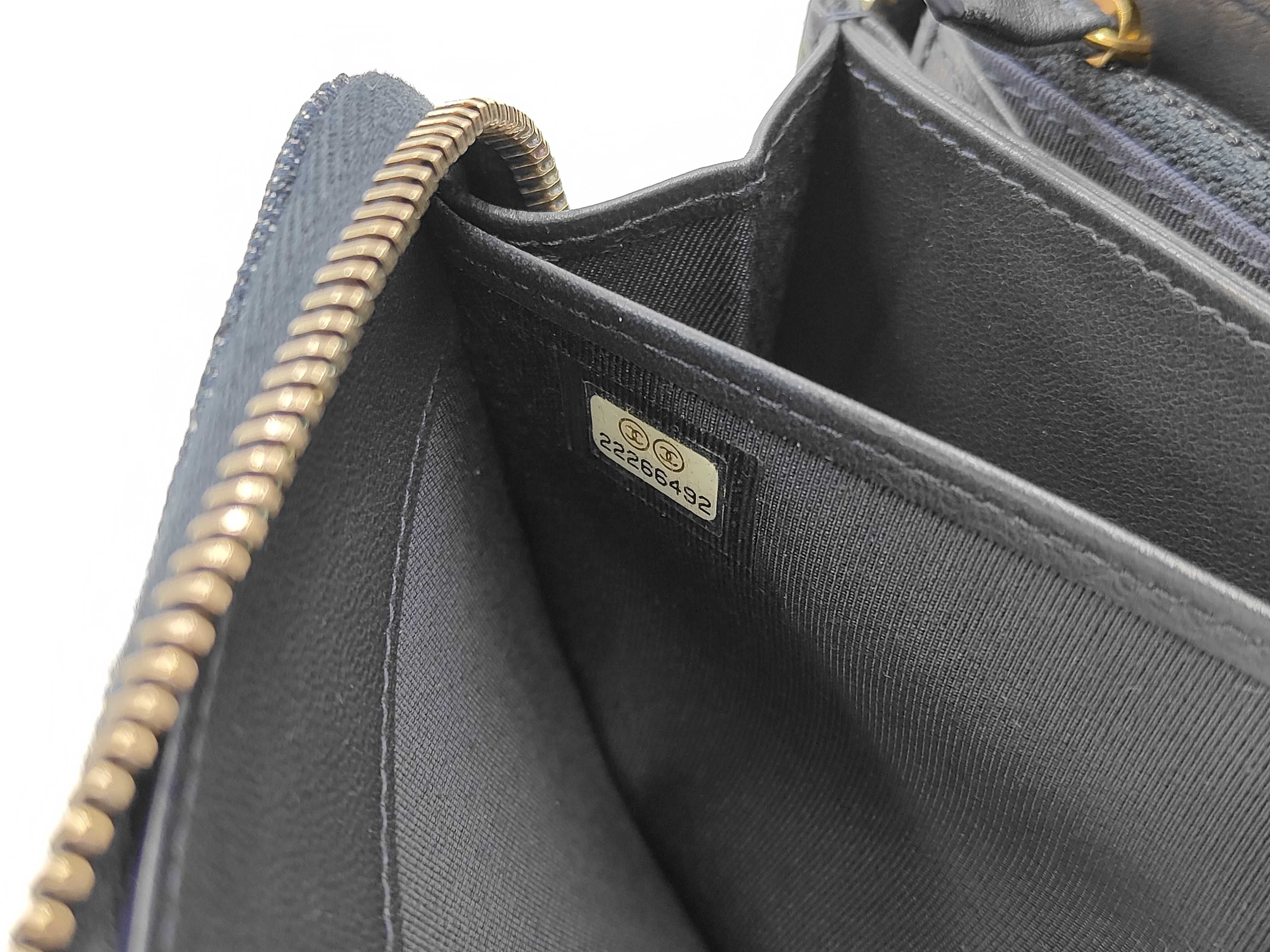 Denim 2.55 Round Zipper Long Wallet — view 9