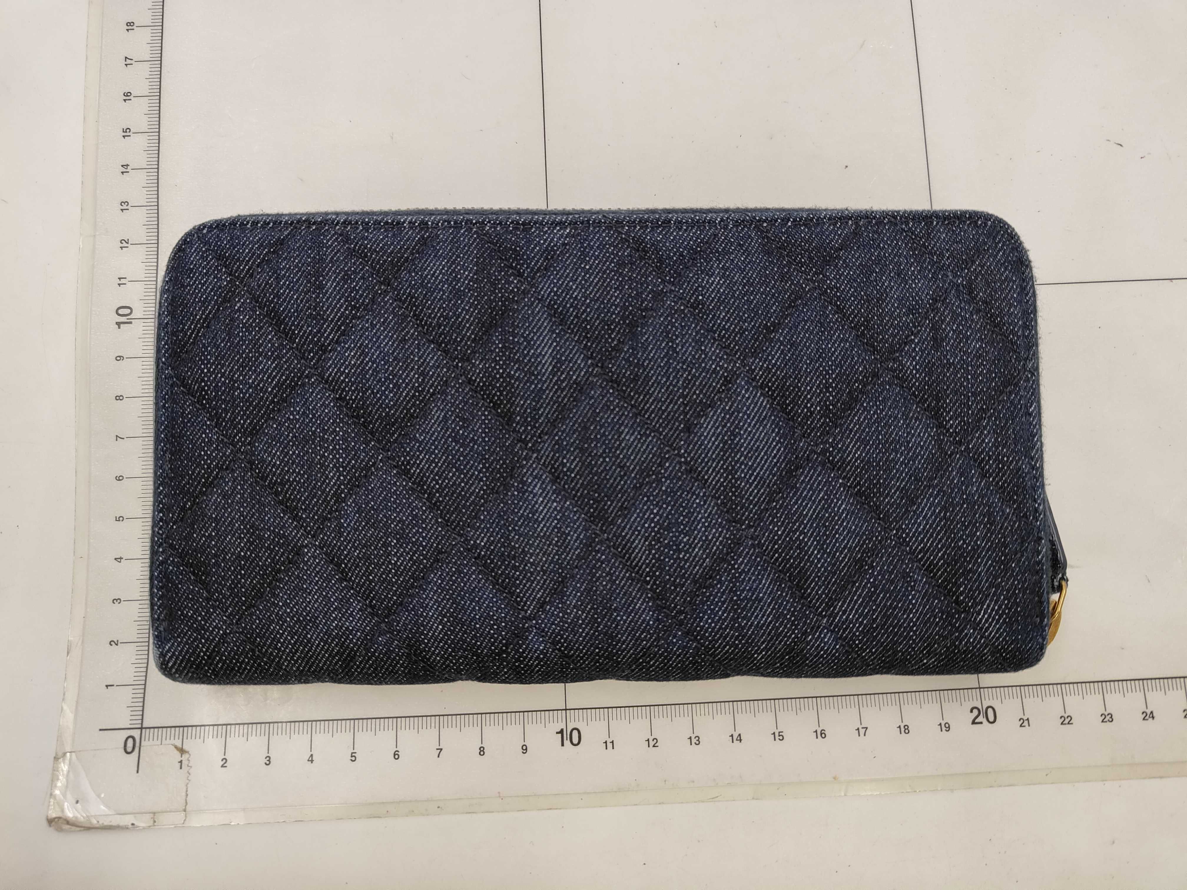 Denim 2.55 Round Zipper Long Wallet — view 10