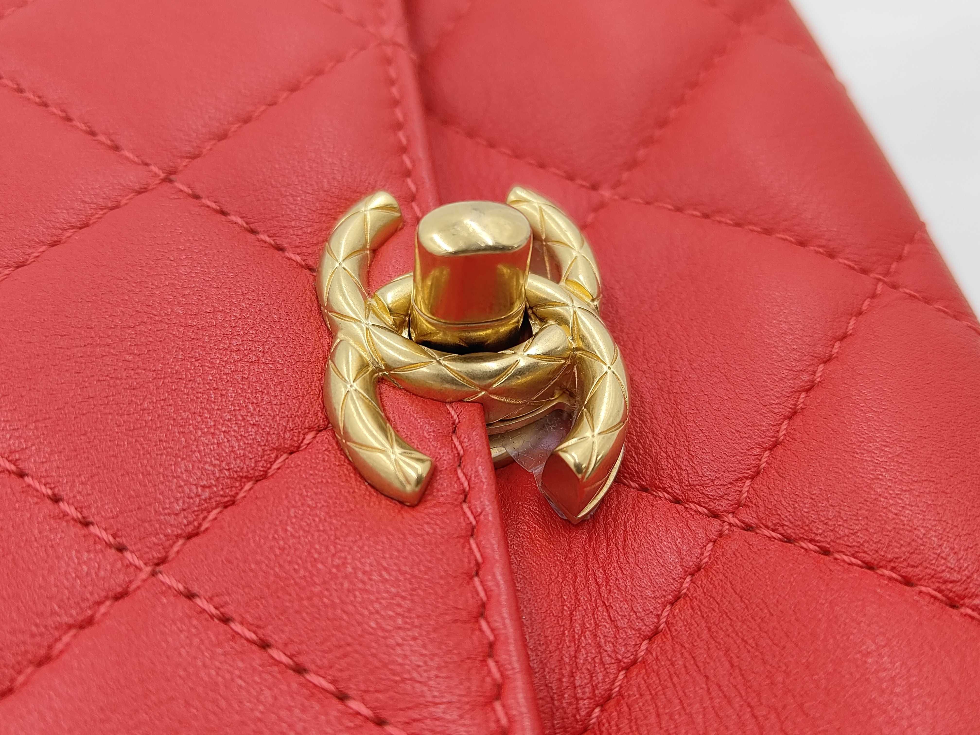 Mini Matelasse Lamb Red Shoulder Bag — view 13