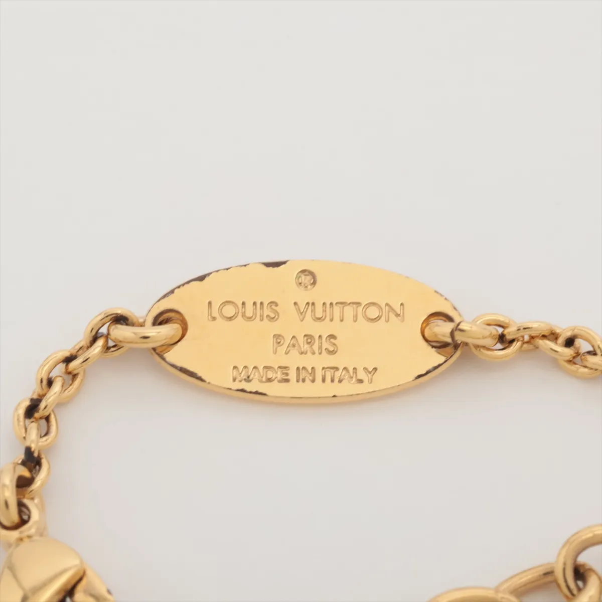 M61083 Essential V LE0175 Necklace, GP Gold. Shows signs of wear, — view 4