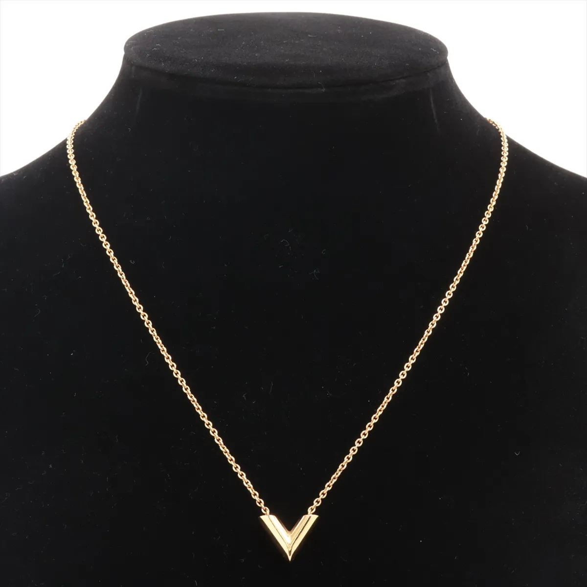 M61083 Essential V LE0175 Necklace, GP Gold. Shows signs of wear, — view 5