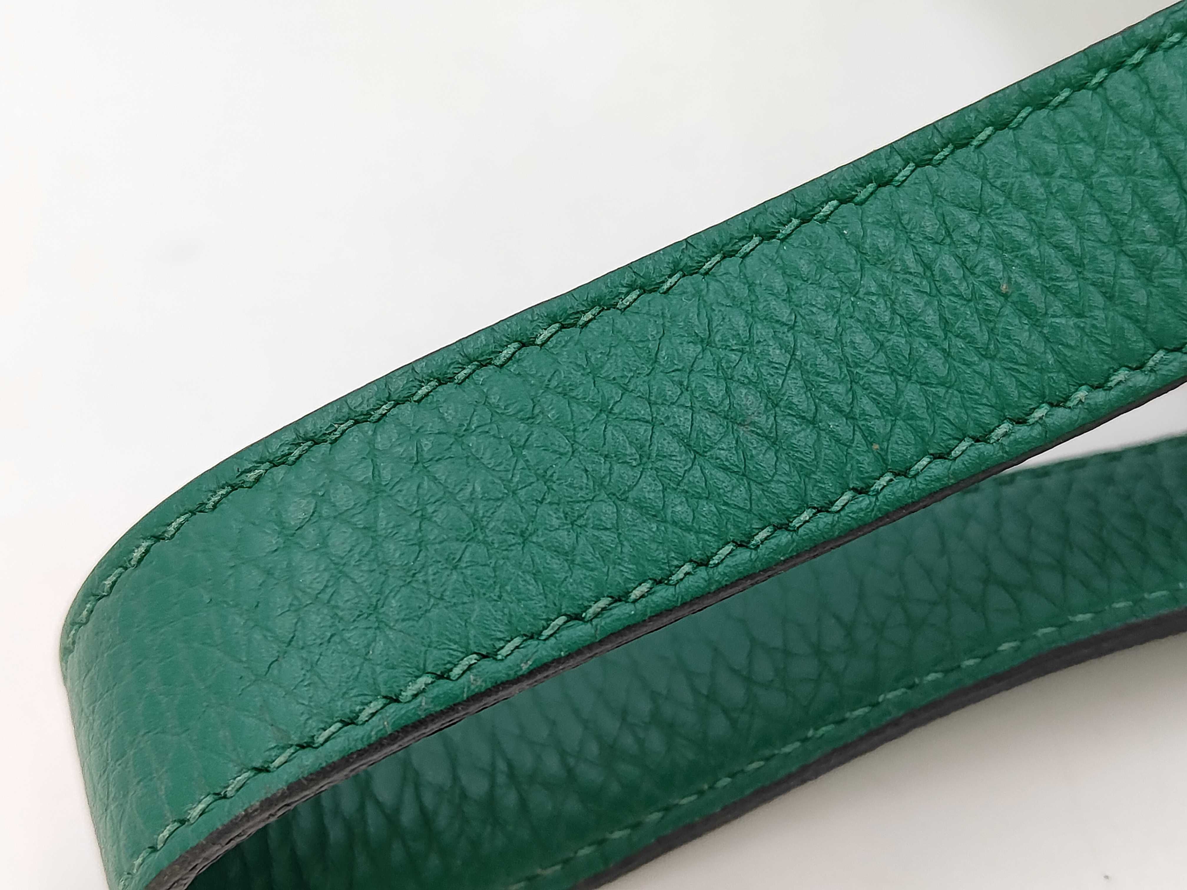 Picotin Lock 18 Handbag, Taurillon Clemence Leather, Vert Verdigo, Gold Hardware — view 4