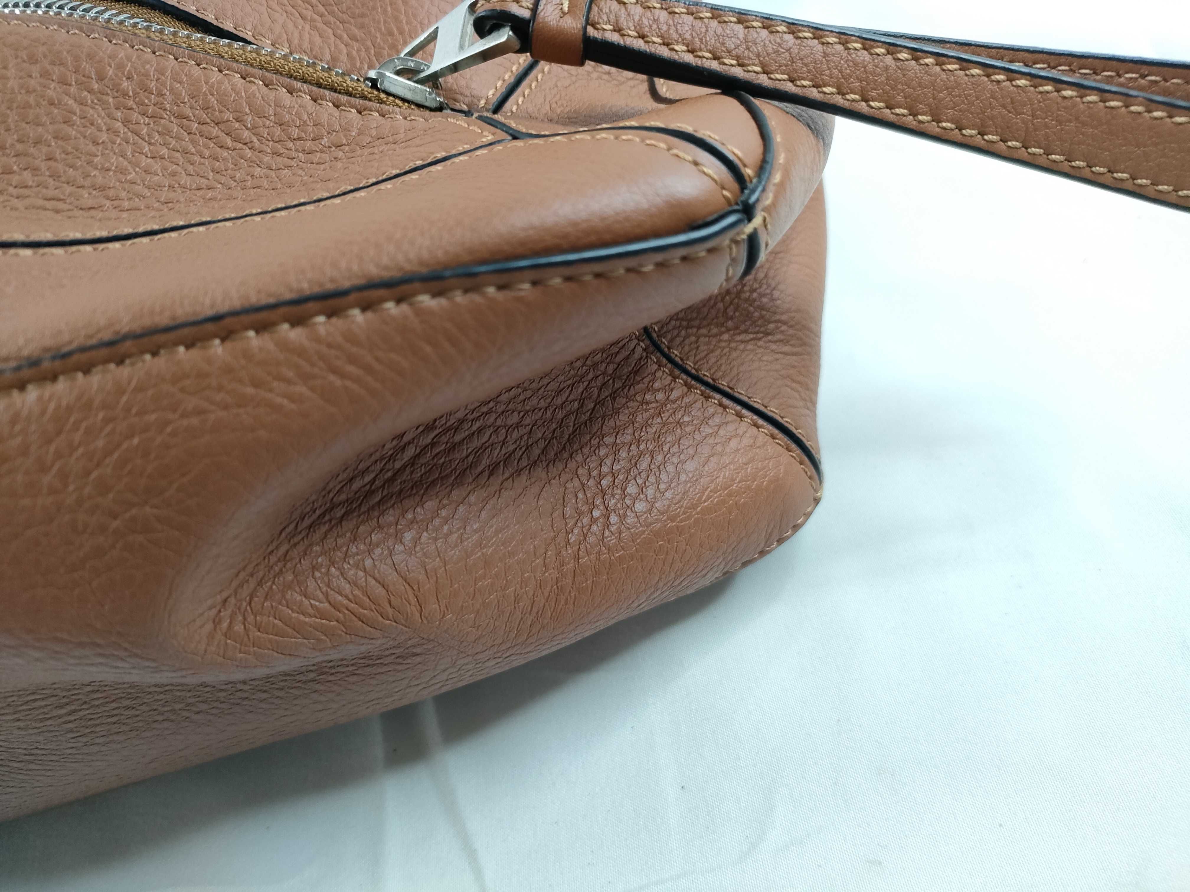 Brown Calf Puzzle Waist Bag — view 5