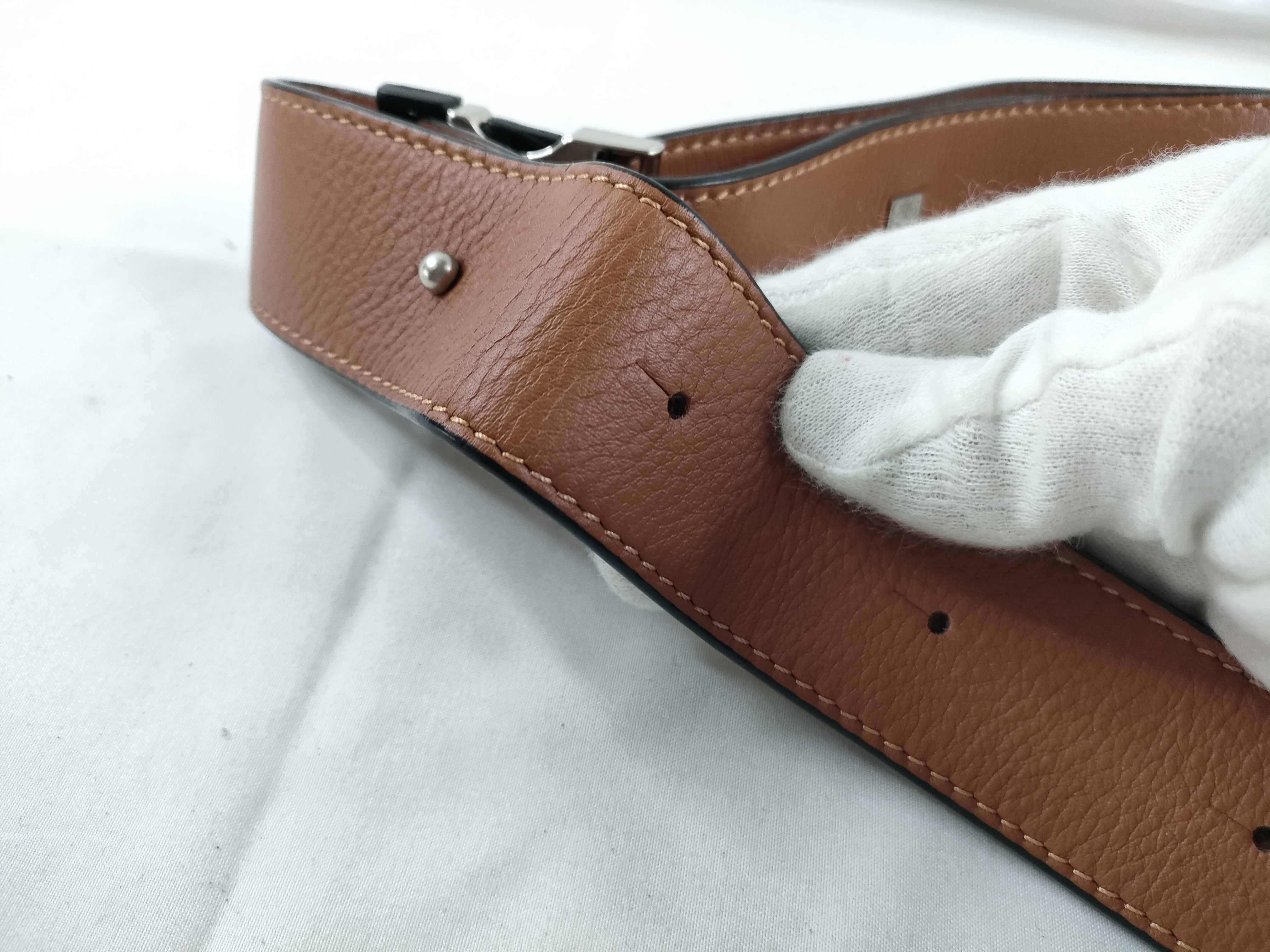 Brown Calf Puzzle Waist Bag — view 7