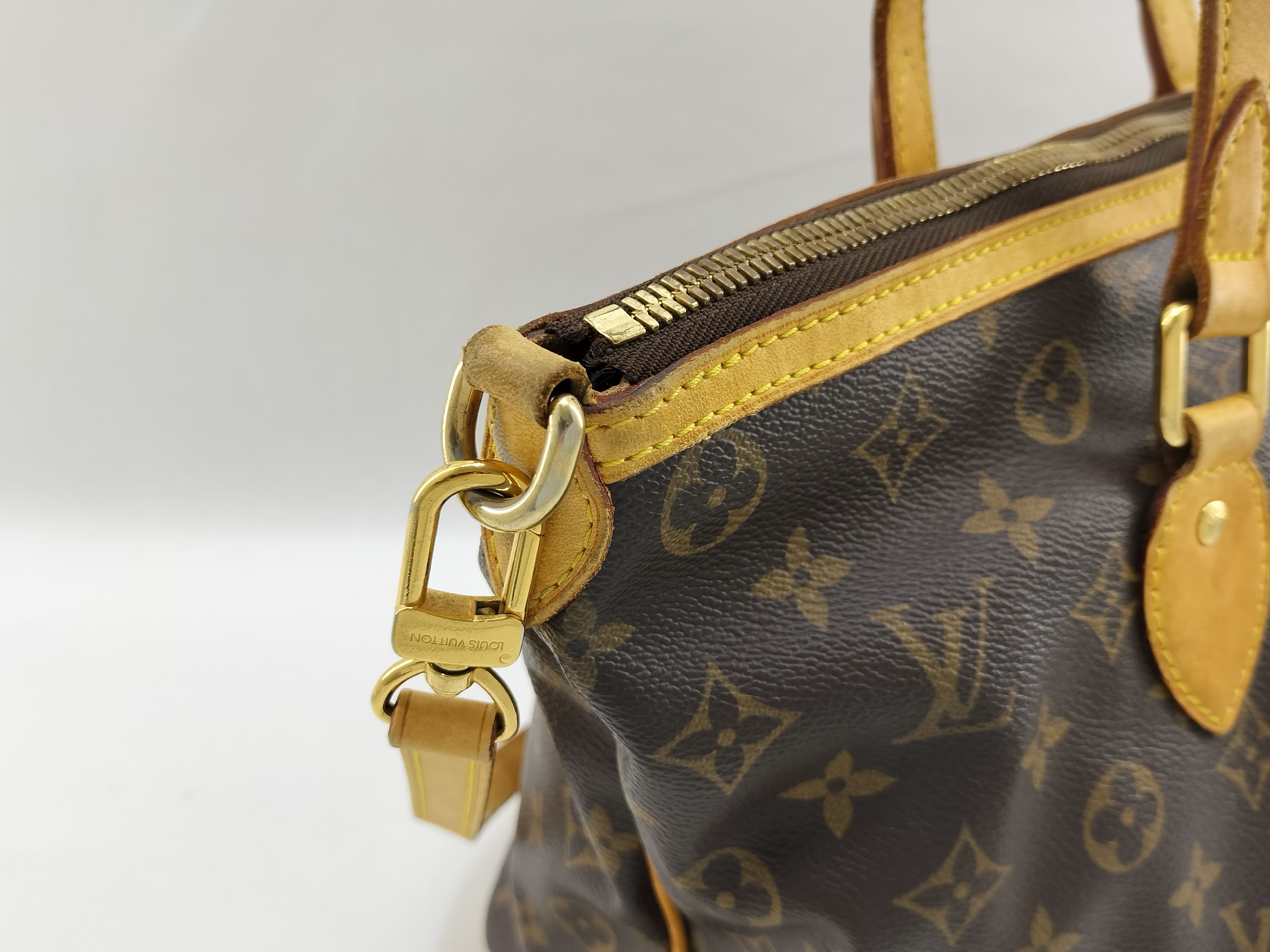 Monogram 2-Way Tote Bag Palermo PM Monogram Brown Leather M40145 — view 3
