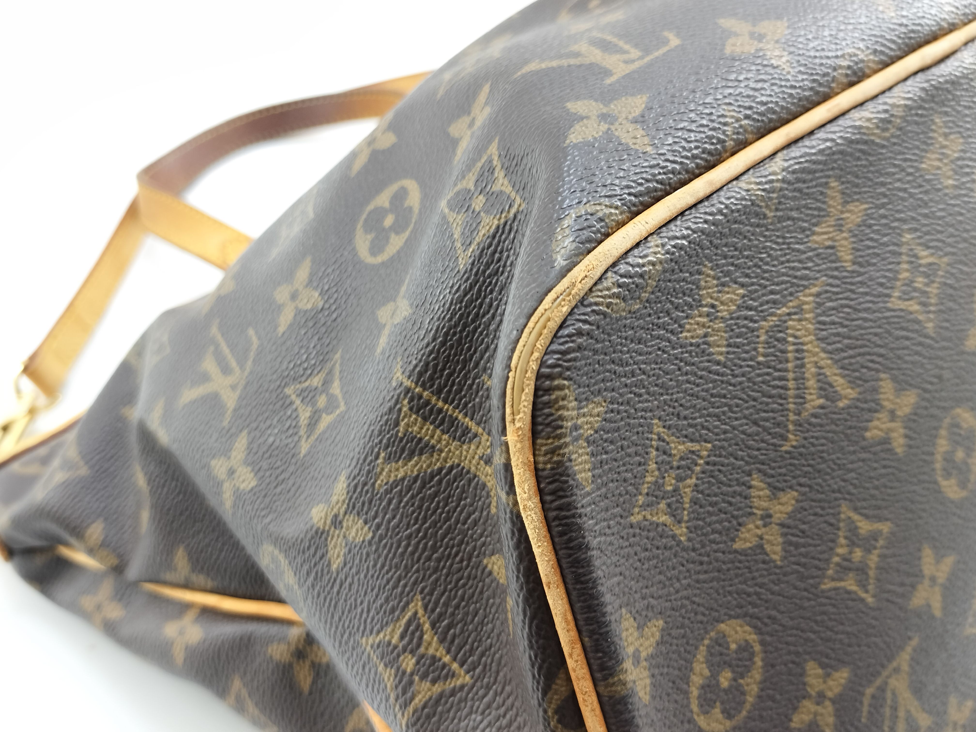 Monogram 2-Way Tote Bag Palermo PM Monogram Brown Leather M40145 — view 7