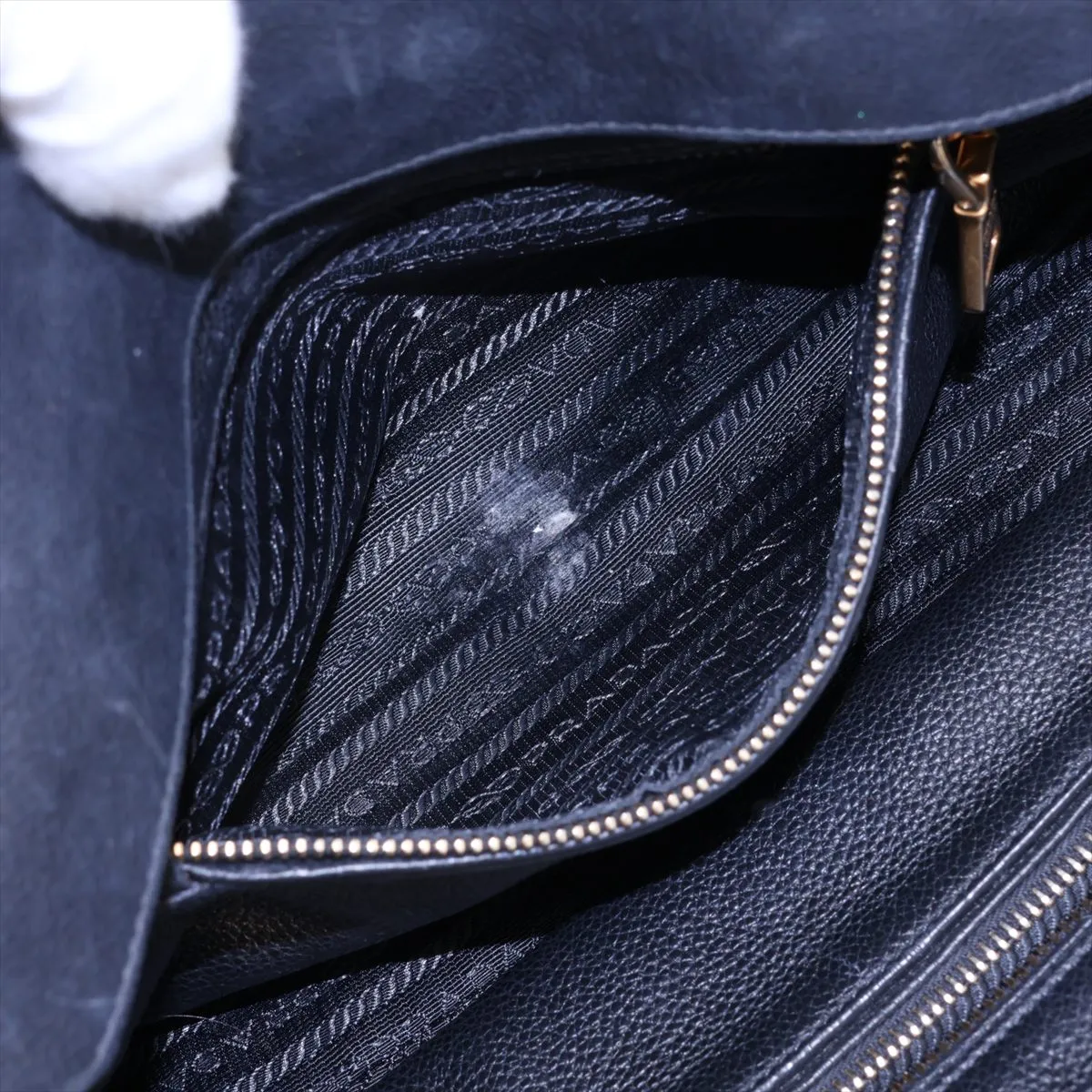 Vitello Grain BN2829 Leather 2-Way Handbag, Black — view 12