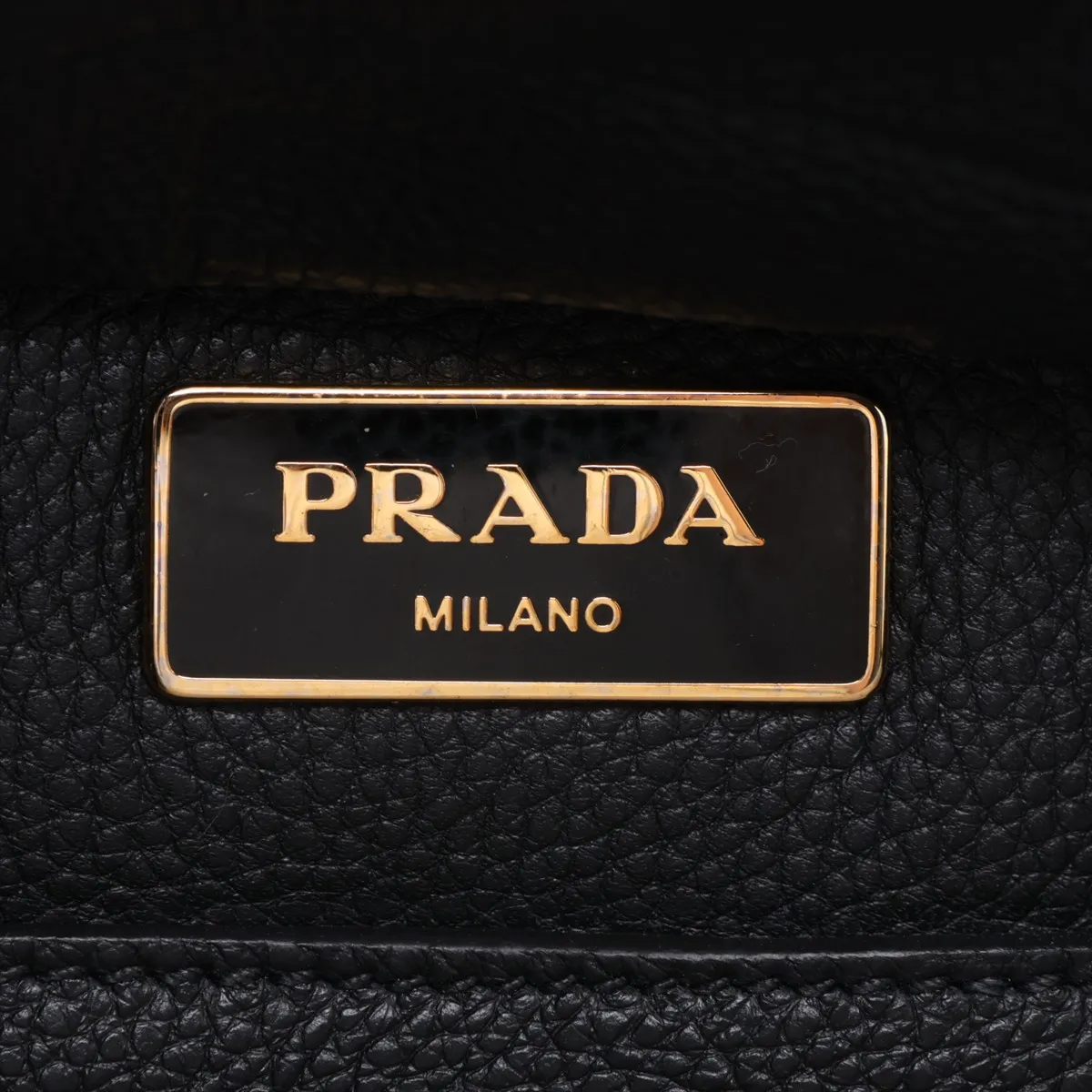 Vitello Grain BN2829 Leather 2-Way Handbag, Black — view 13