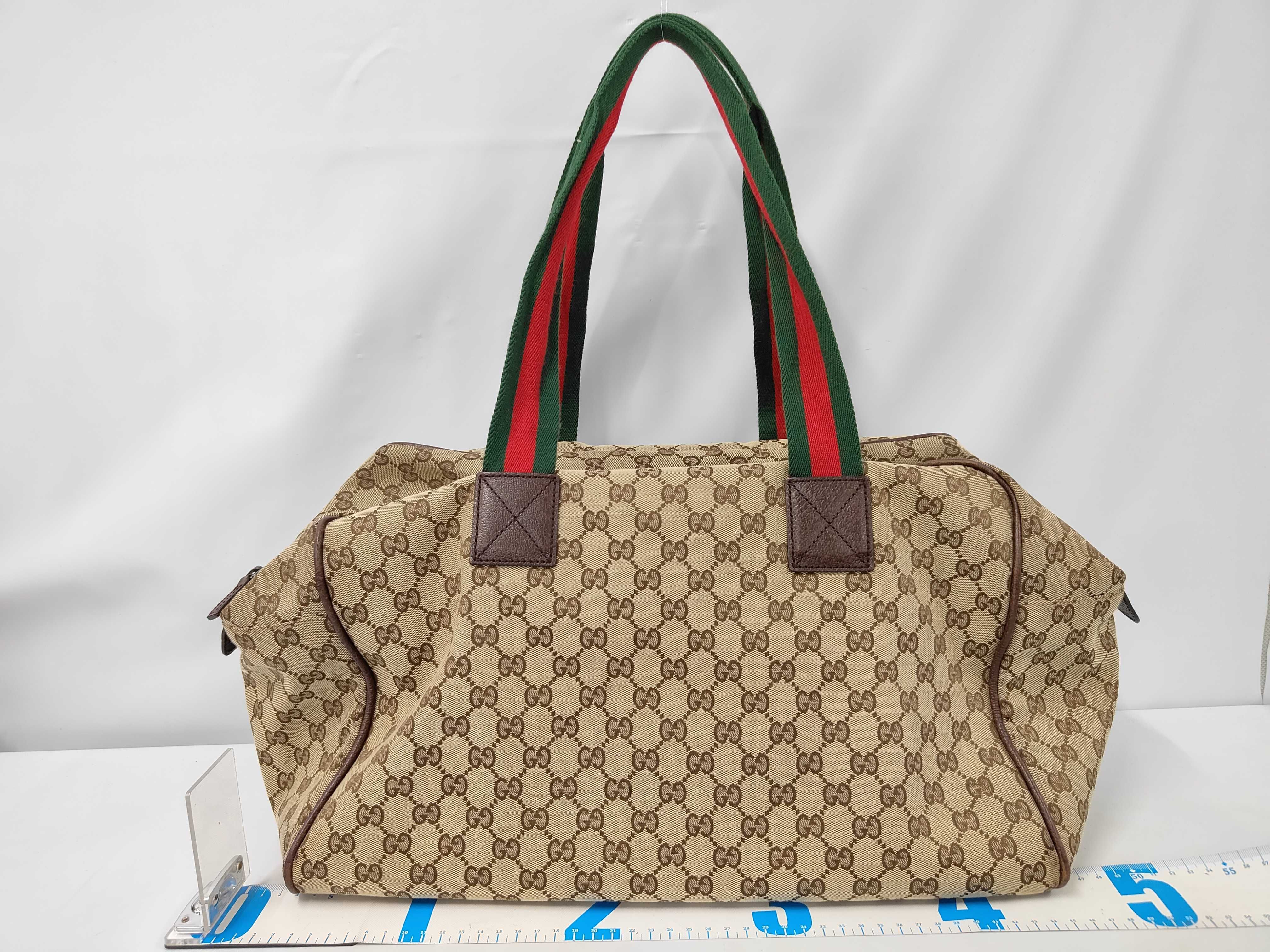 GG Canvas Sherry Line Boston Bag — view 2