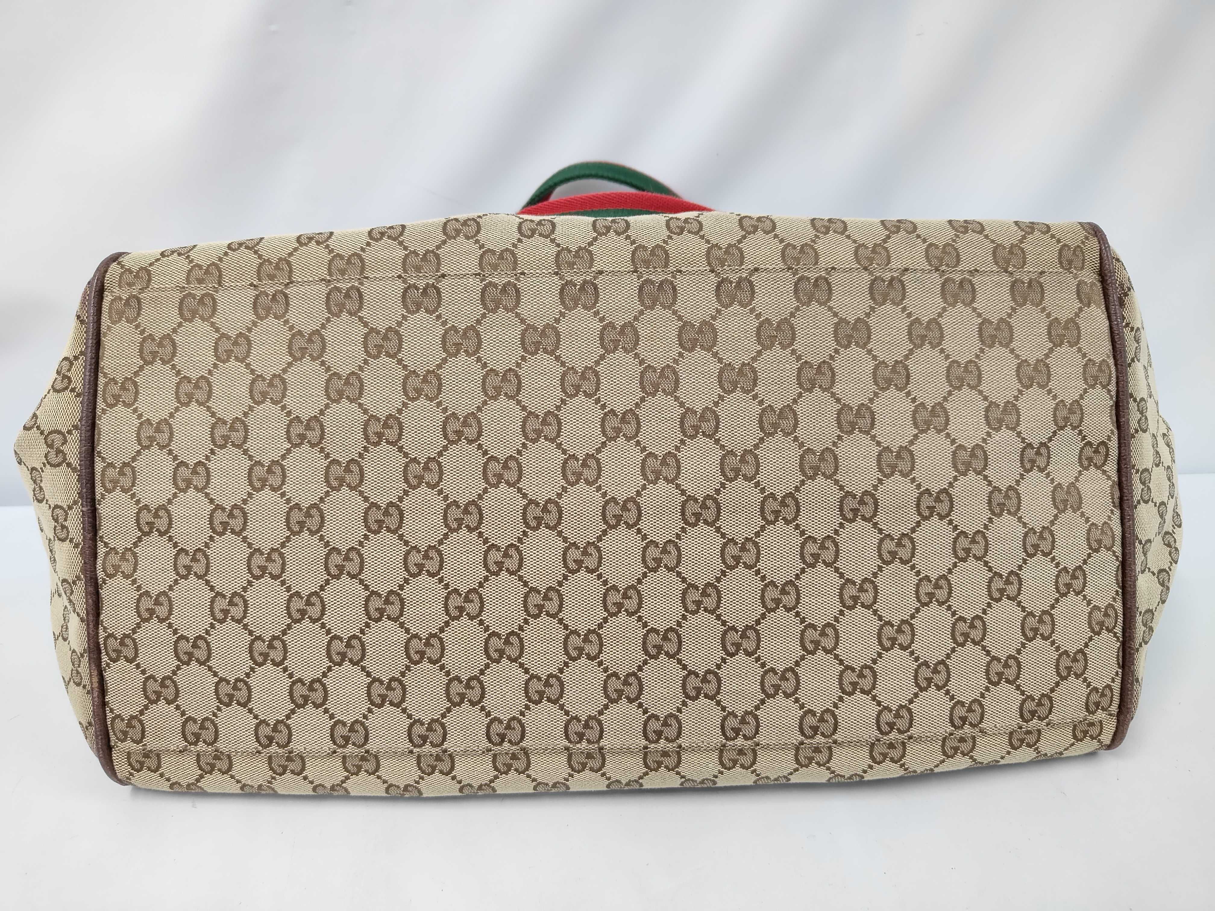 GG Canvas Sherry Line Boston Bag — view 3