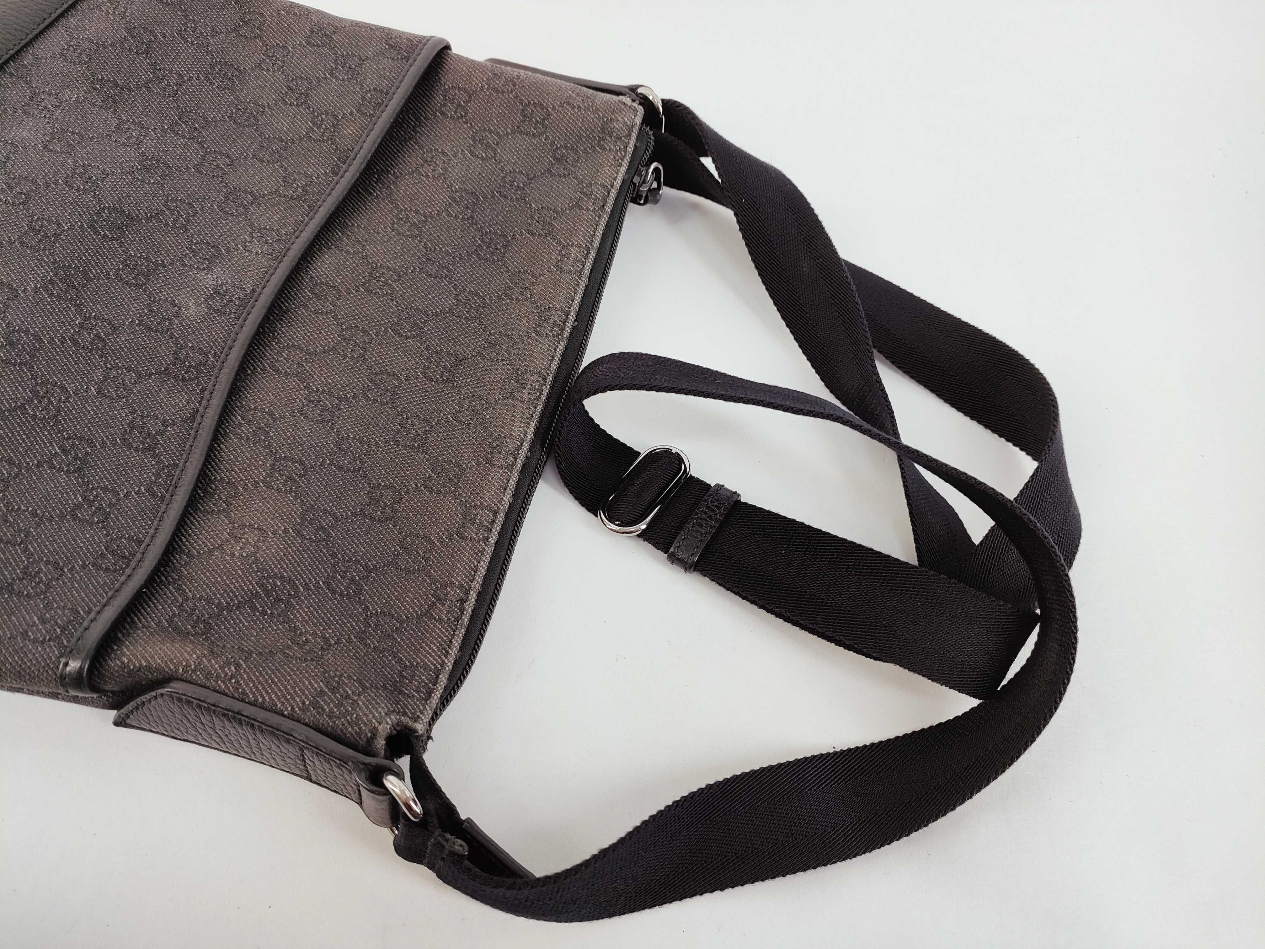 509635 GG Denim Shoulder Bag — view 3