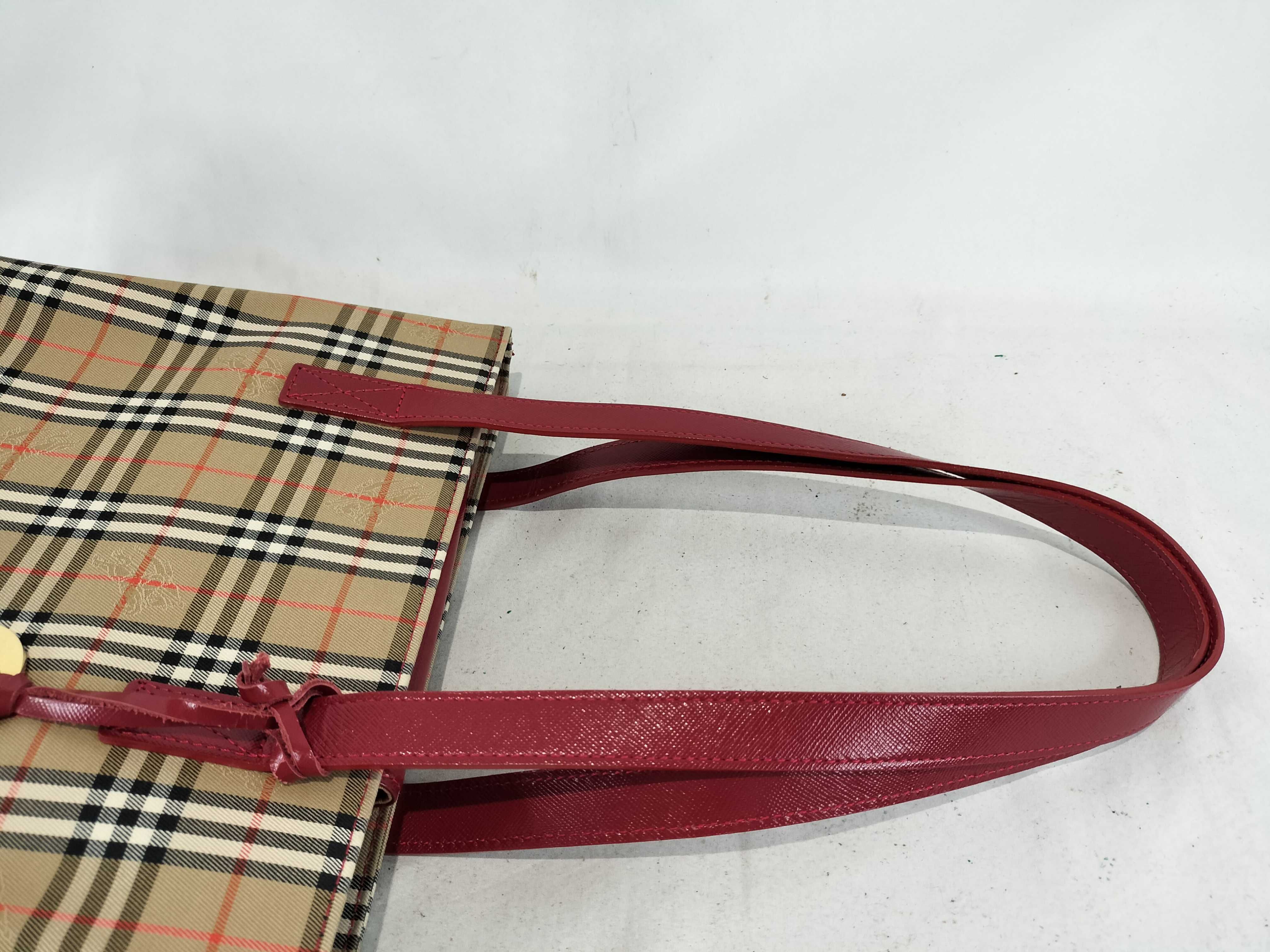 Nova Check Shadow Horse Tote Bag / Gold Hardware Handbag — view 4