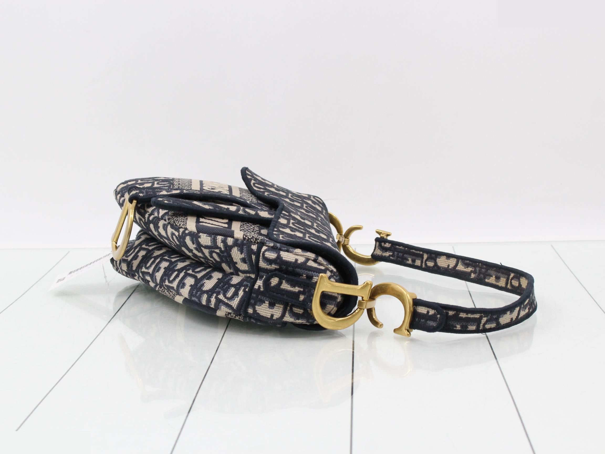 Oblique Saddle One-Shoulder Bag — view 3