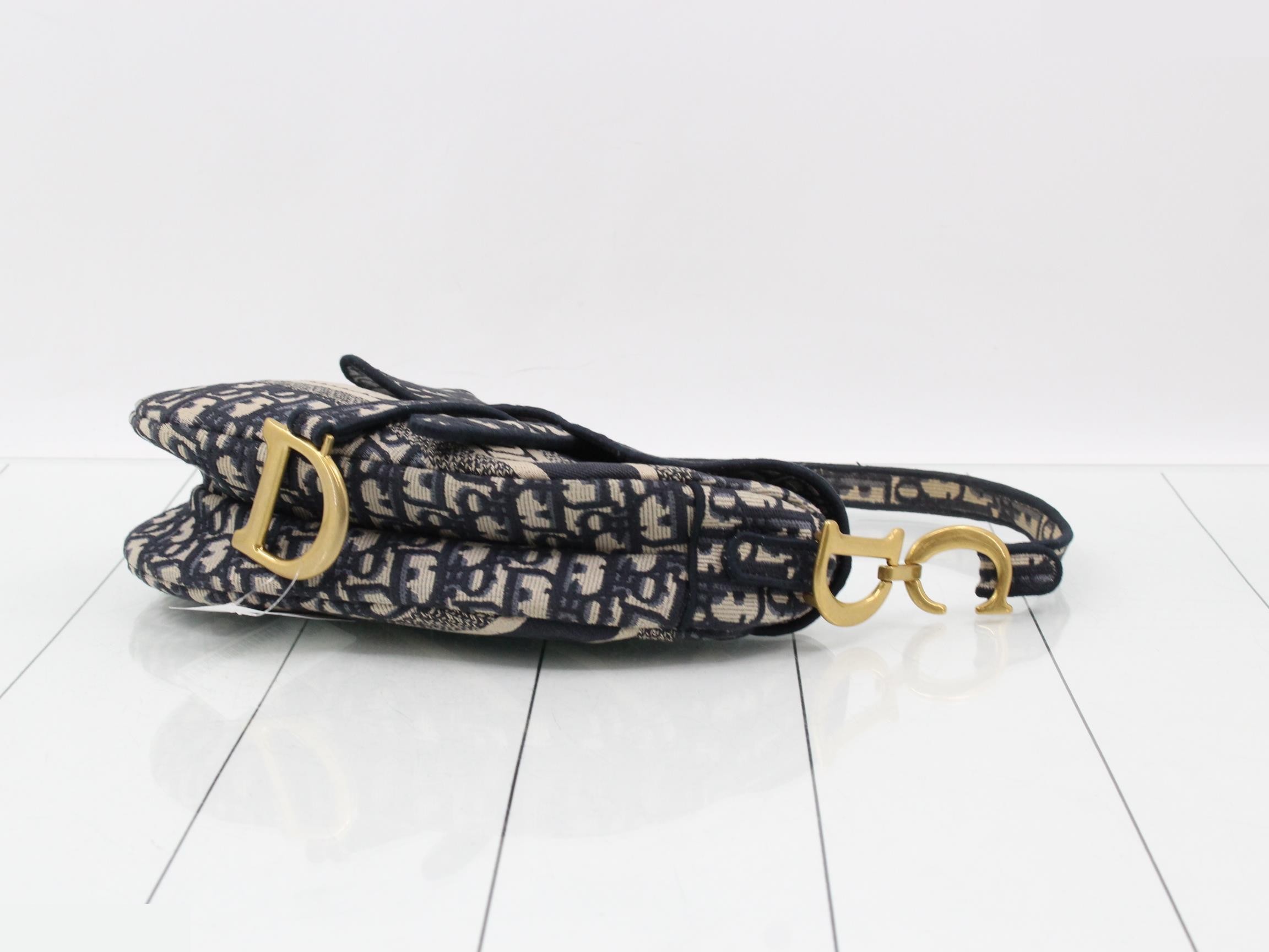 Oblique Saddle One-Shoulder Bag — view 6