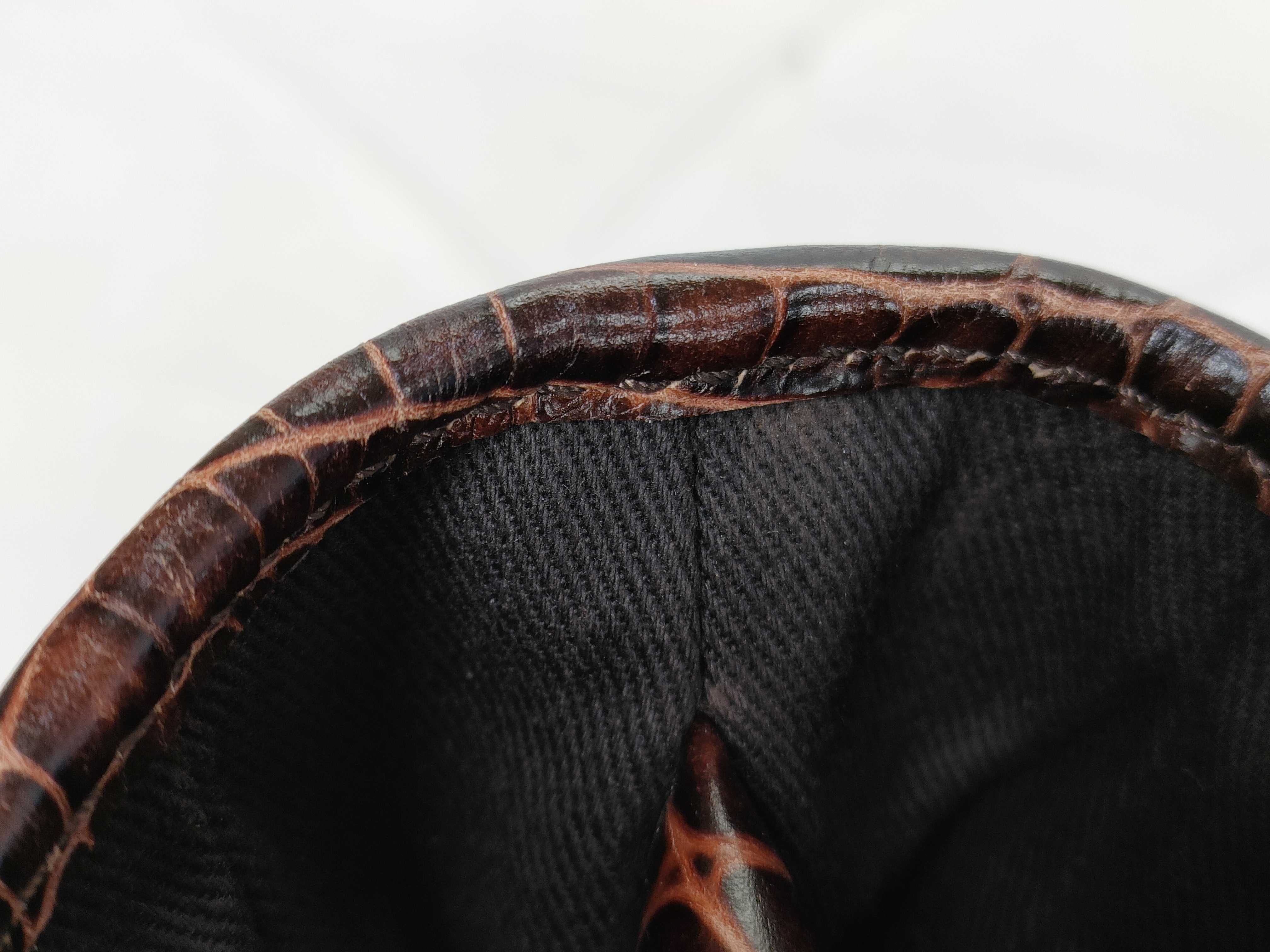 Boogie Macadam Crocodile Embossed Handbag — view 9