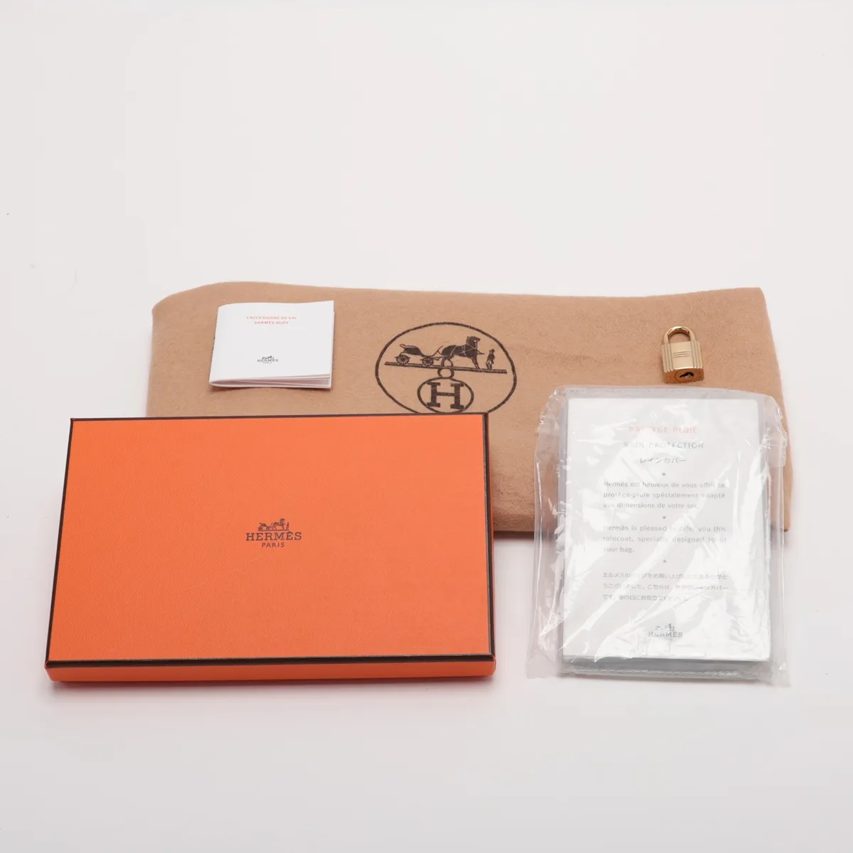 [Individually packaged] Hermes Birkin 30 Letournée Courchevel Natural Gold Hardware B: 1998 Key not included — view 11
