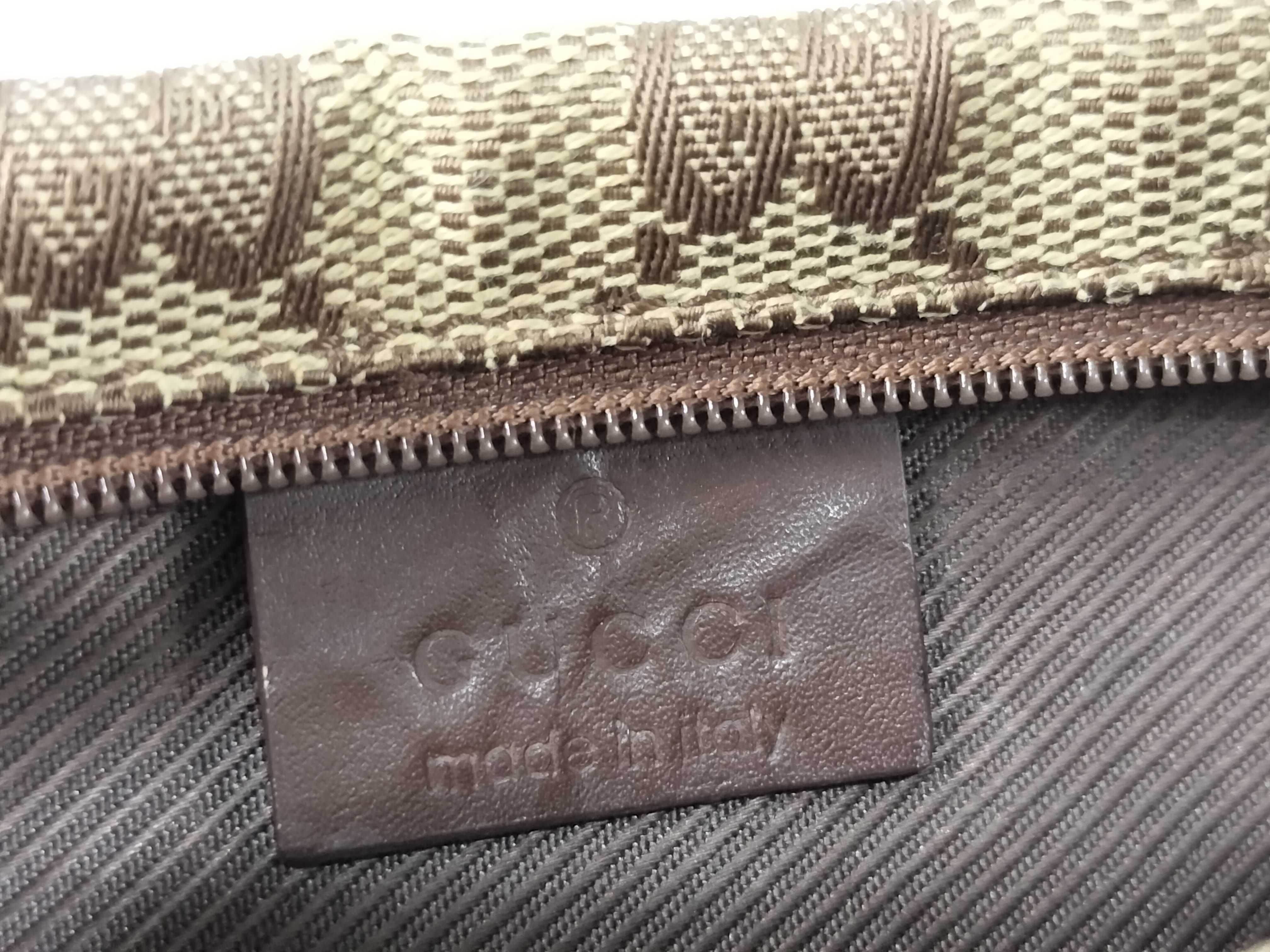 GG Canvas Handbag, Gucci Handbag with GG Pattern Canvas — view 11