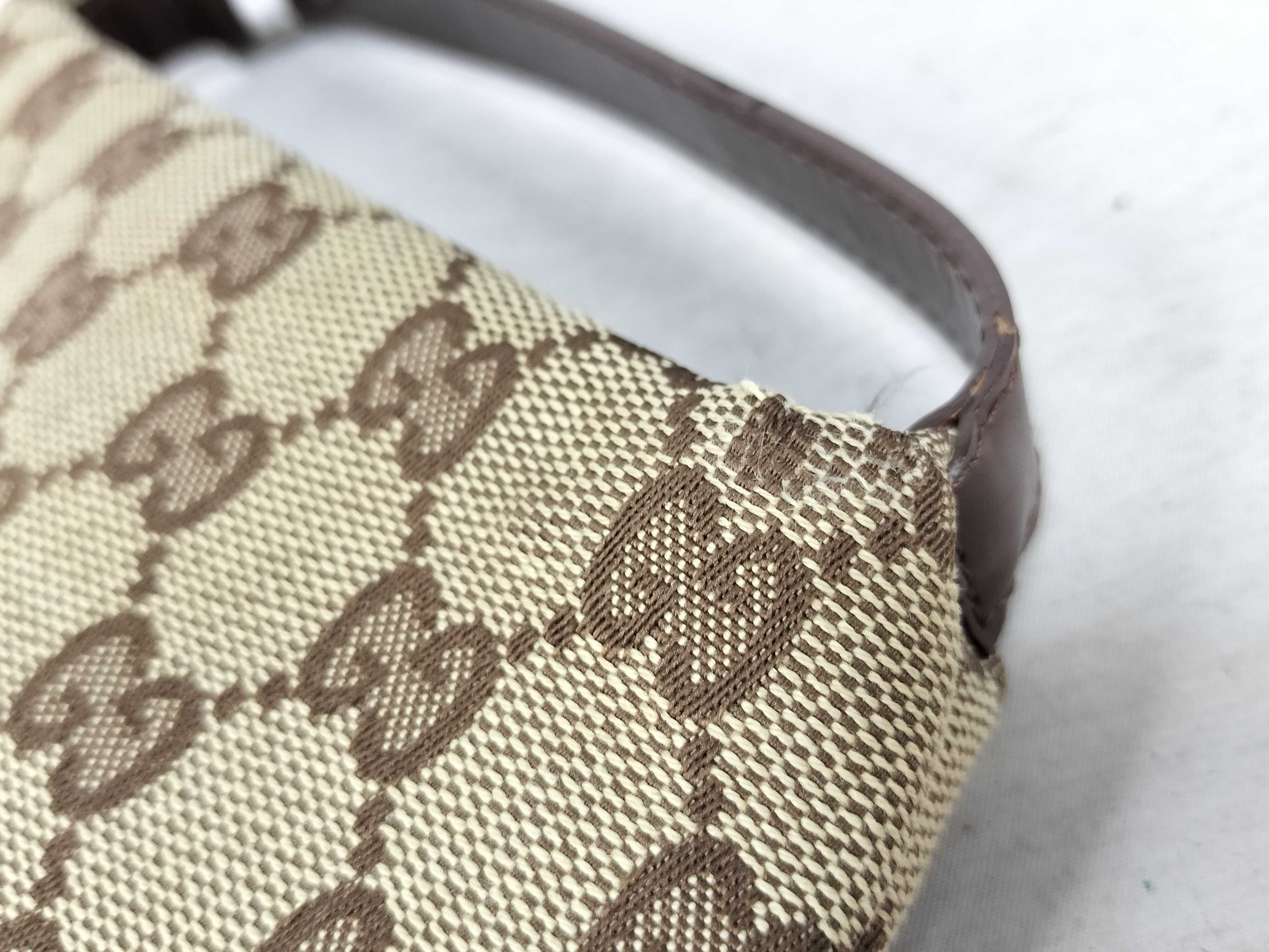 GG Canvas Handbag, Gucci Handbag with GG Pattern Canvas — view 14