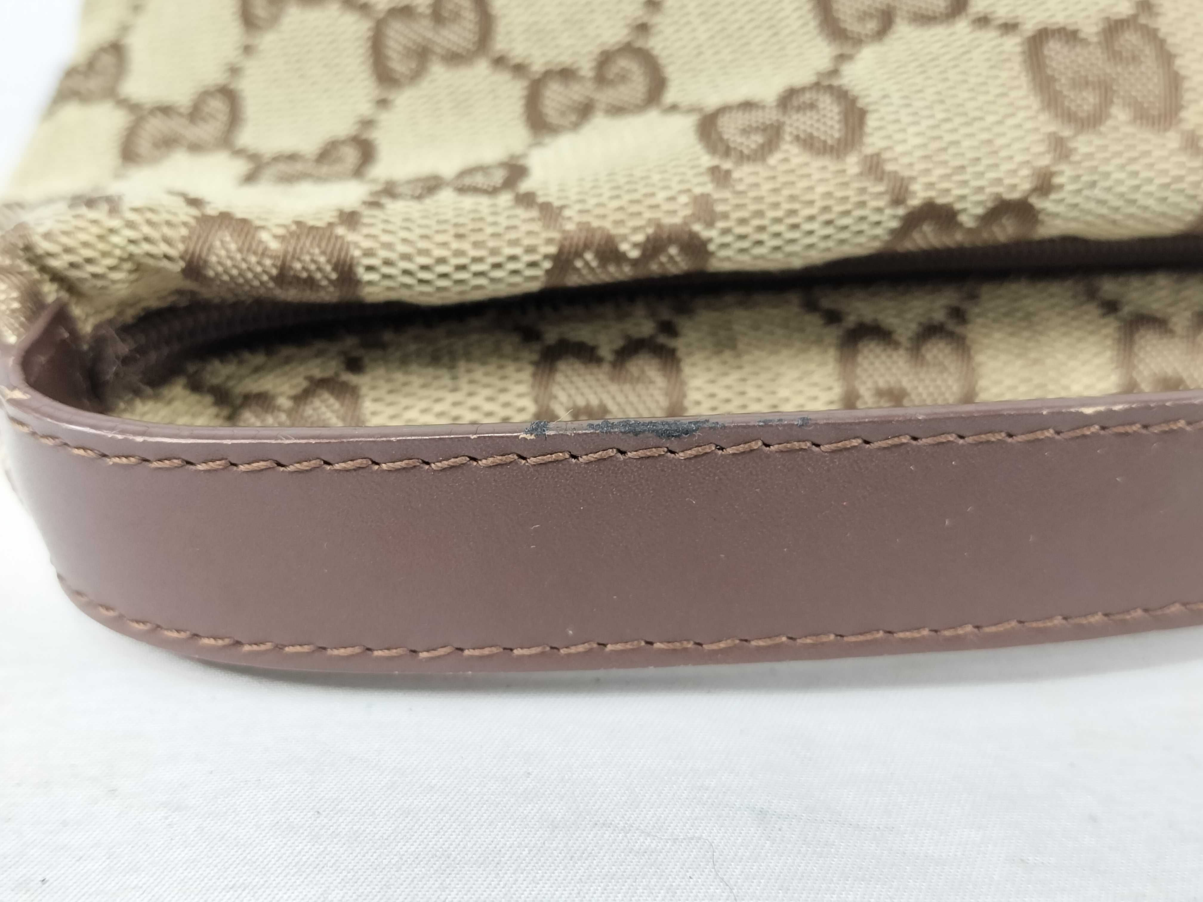 GG Canvas Handbag, Gucci Handbag with GG Pattern Canvas — view 4