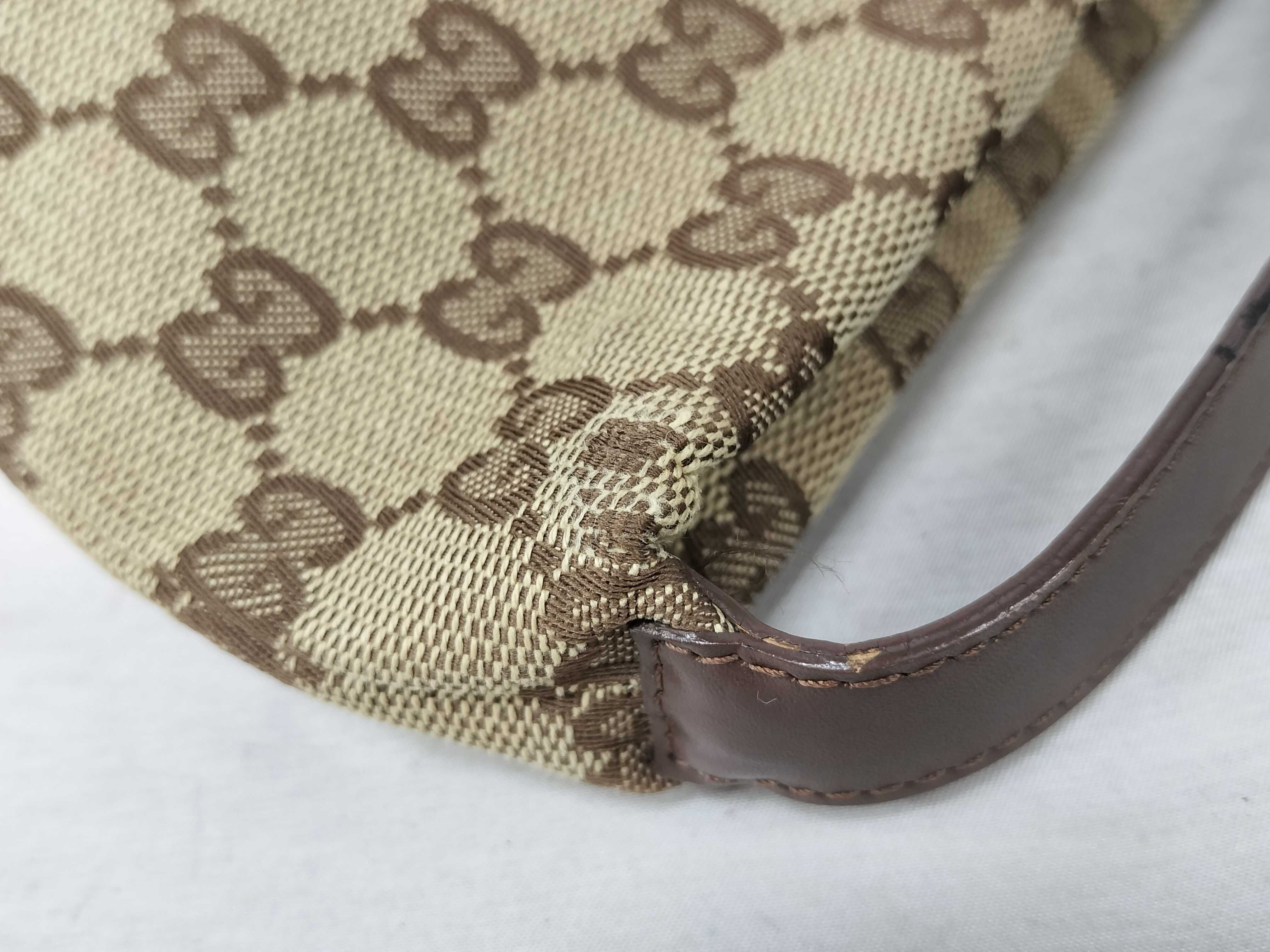 GG Canvas Handbag, Gucci Handbag with GG Pattern Canvas — view 5