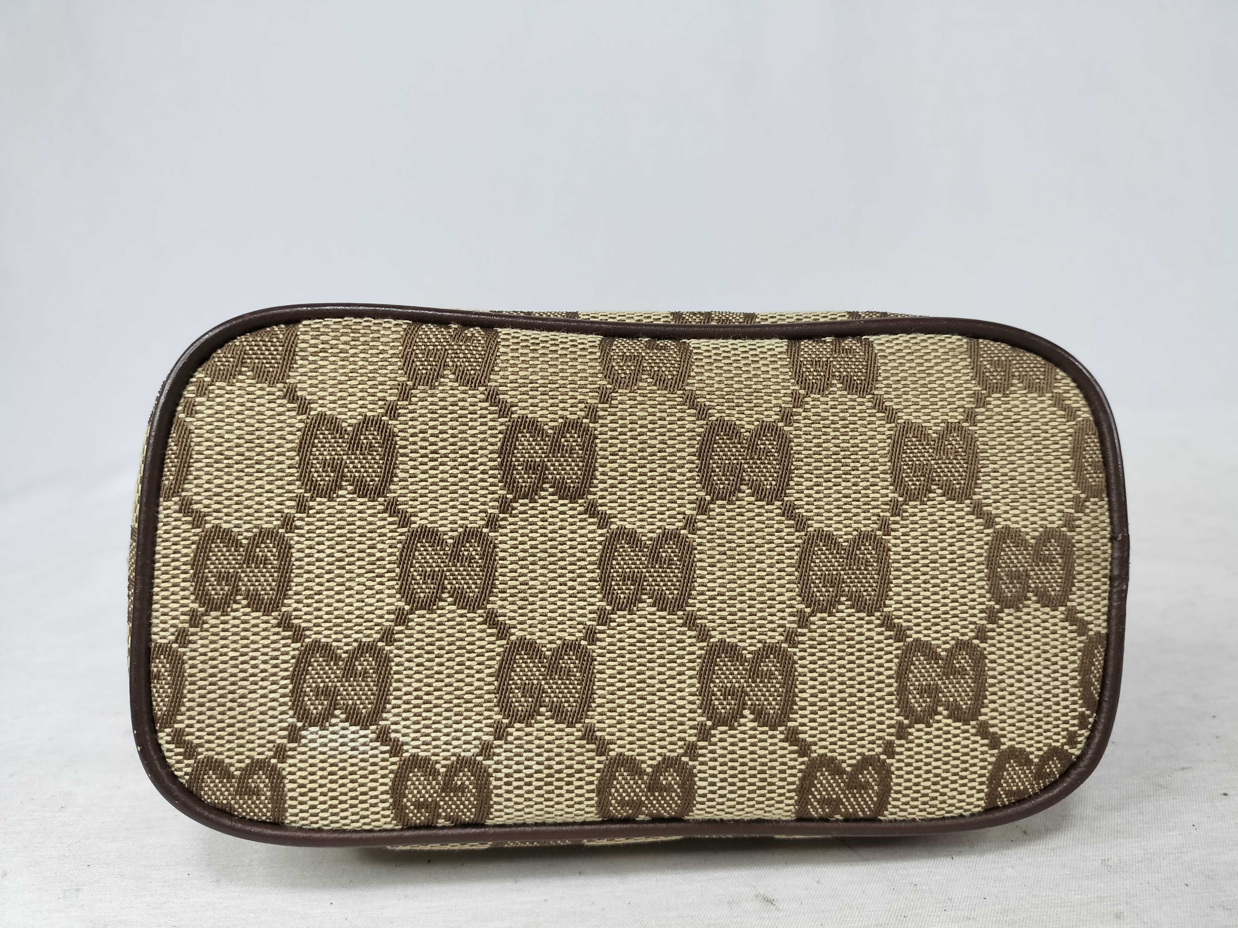 GG Canvas Handbag, Gucci Handbag with GG Pattern Canvas — view 8