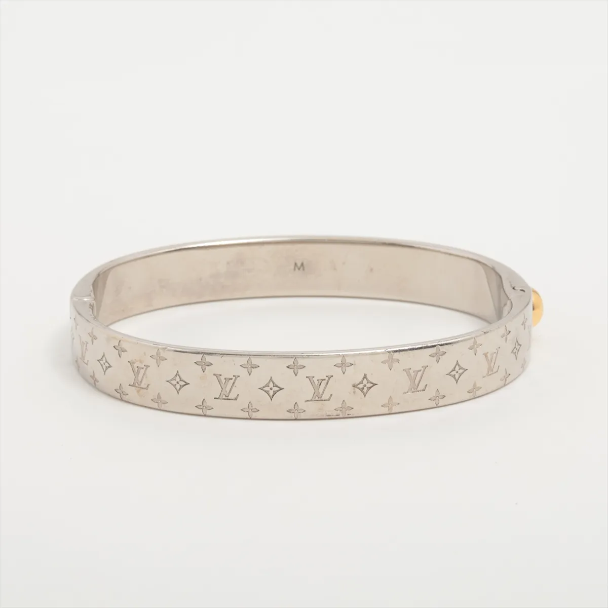 M00250 Cuff Nanogram LE0169 Bangle M GP Gold x Silver. Shows — view 2