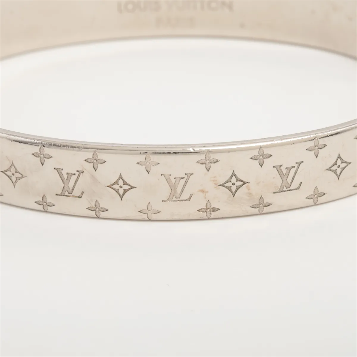 M00250 Cuff Nanogram LE0169 Bangle M GP Gold x Silver. Shows — view 3