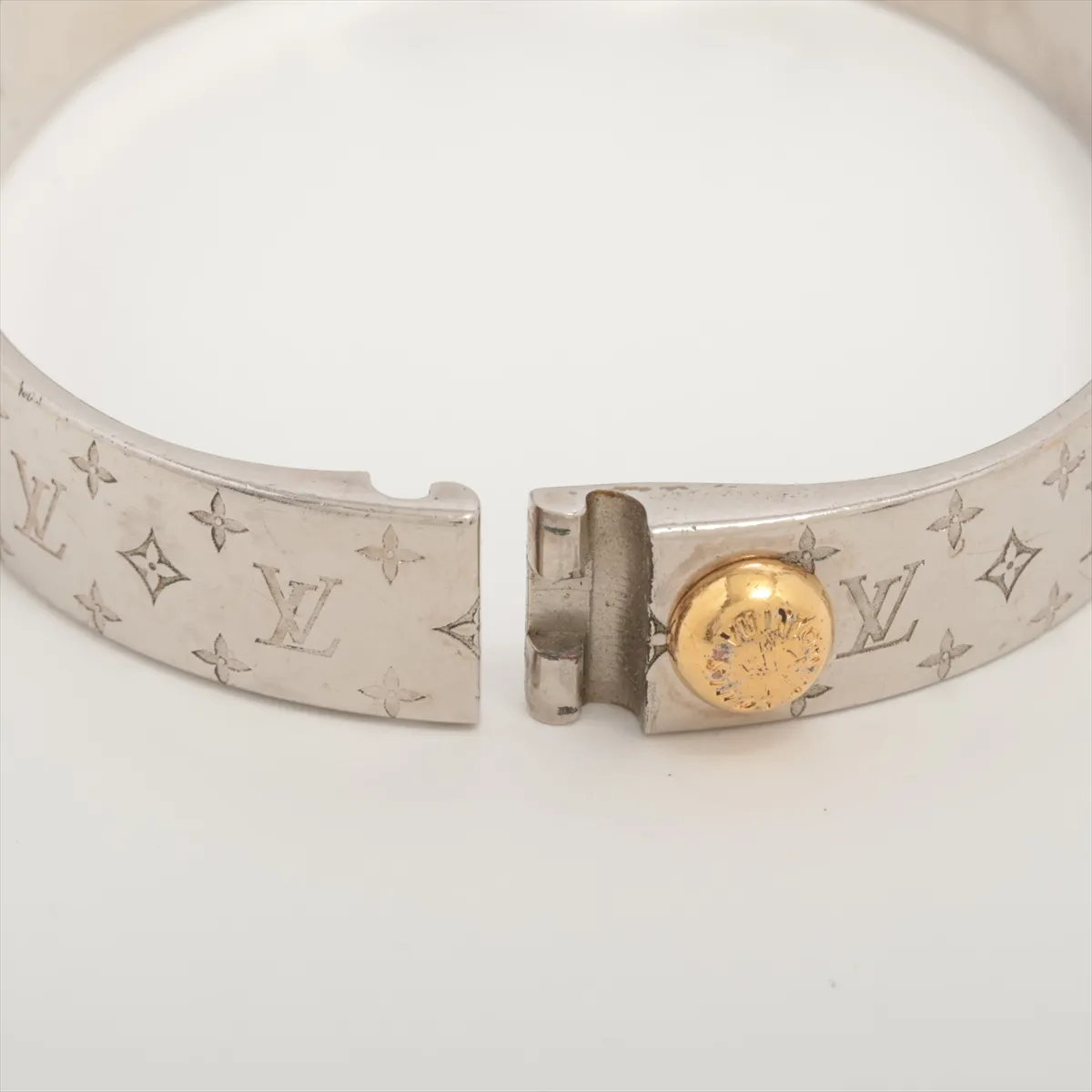 M00250 Cuff Nanogram LE0169 Bangle M GP Gold x Silver. Shows — view 5