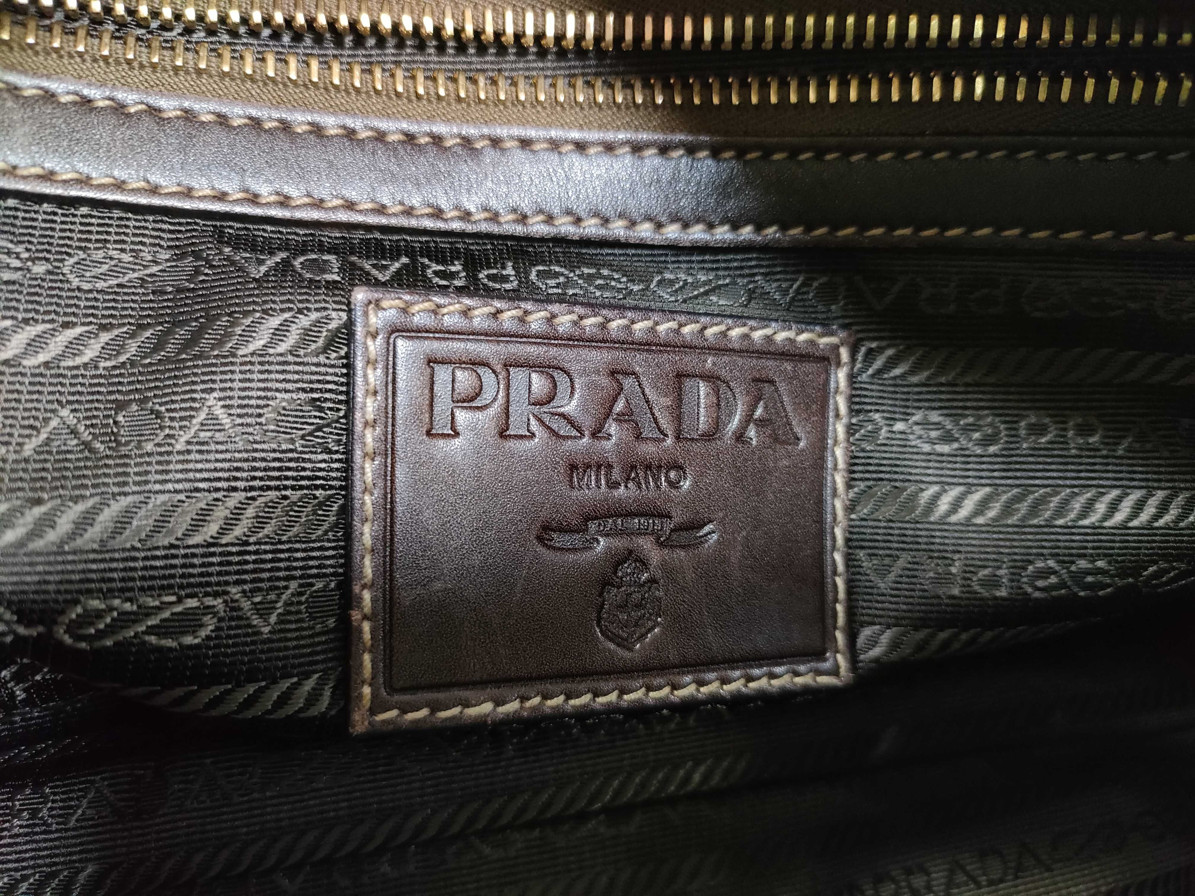 Canvas Logo Jacquard Handbag Brown BR3461 Handbag — view 11