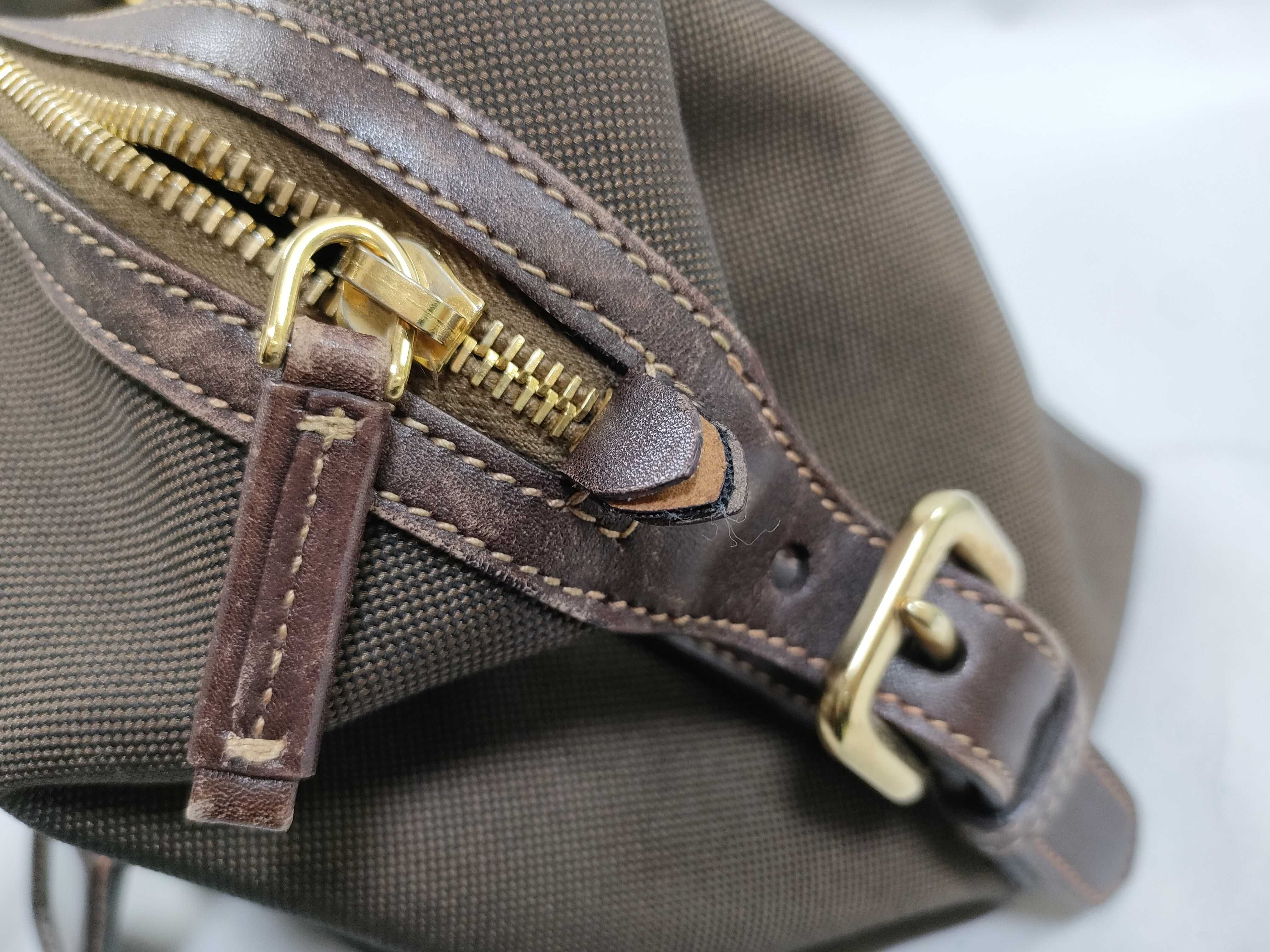 Canvas Logo Jacquard Handbag Brown BR3461 Handbag — view 14