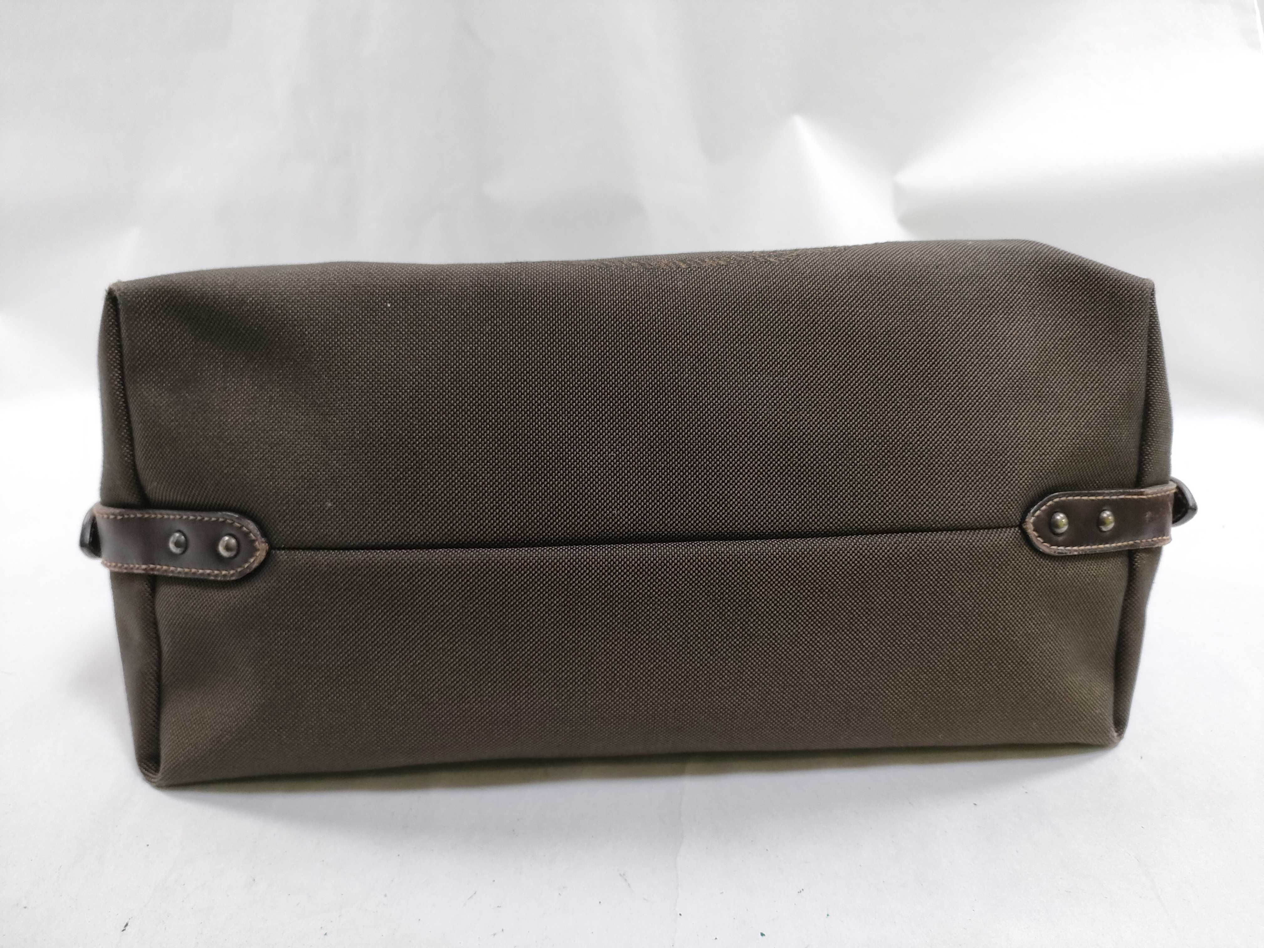 Canvas Logo Jacquard Handbag Brown BR3461 Handbag — view 7