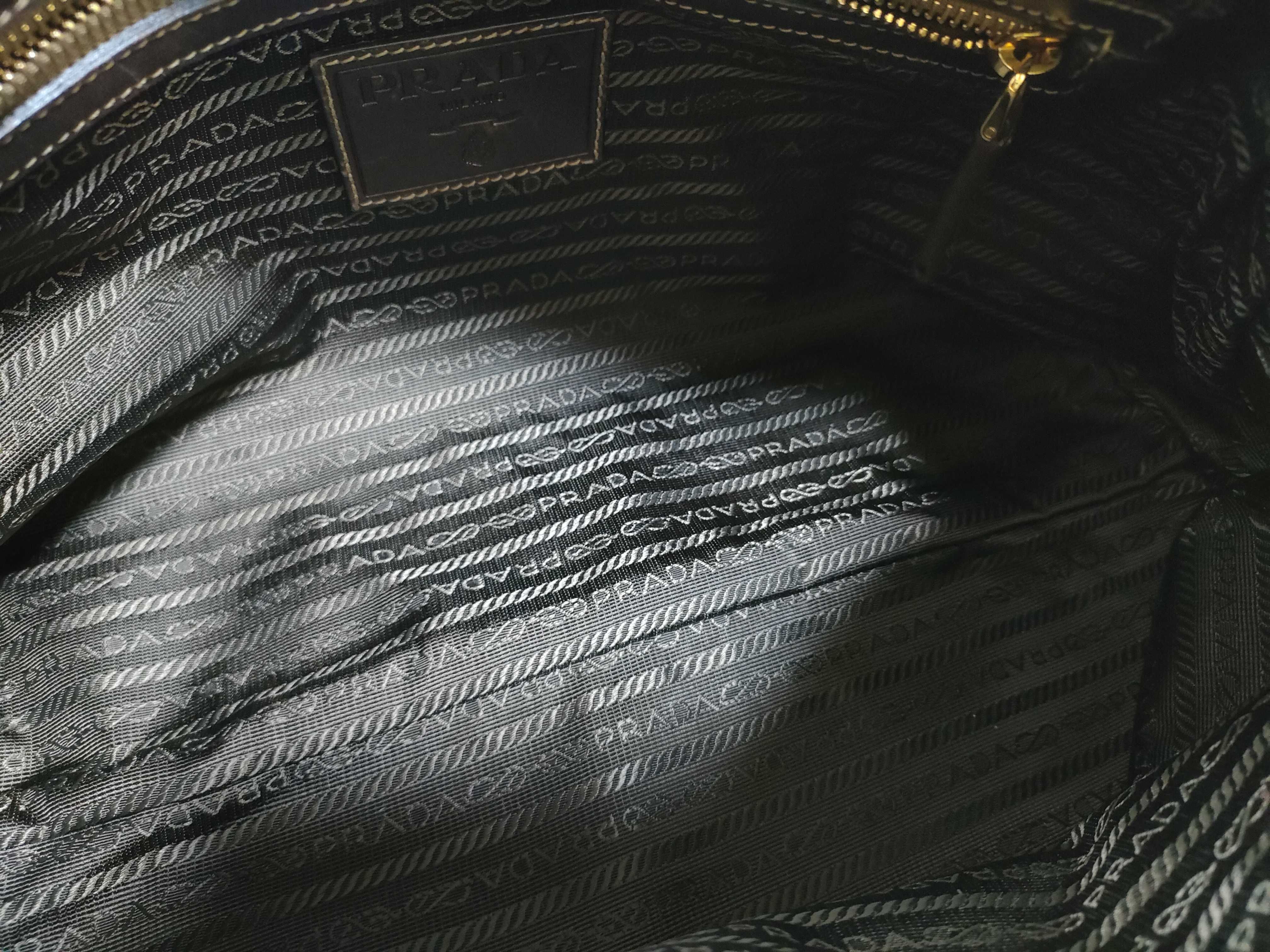 Canvas Logo Jacquard Handbag Brown BR3461 Handbag — view 10