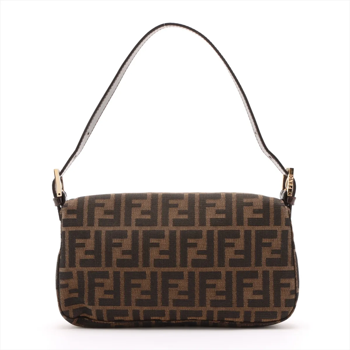 Zucca Mamma Bucket Canvas x Leather Shoulder Bag Brown 26424 — view 2