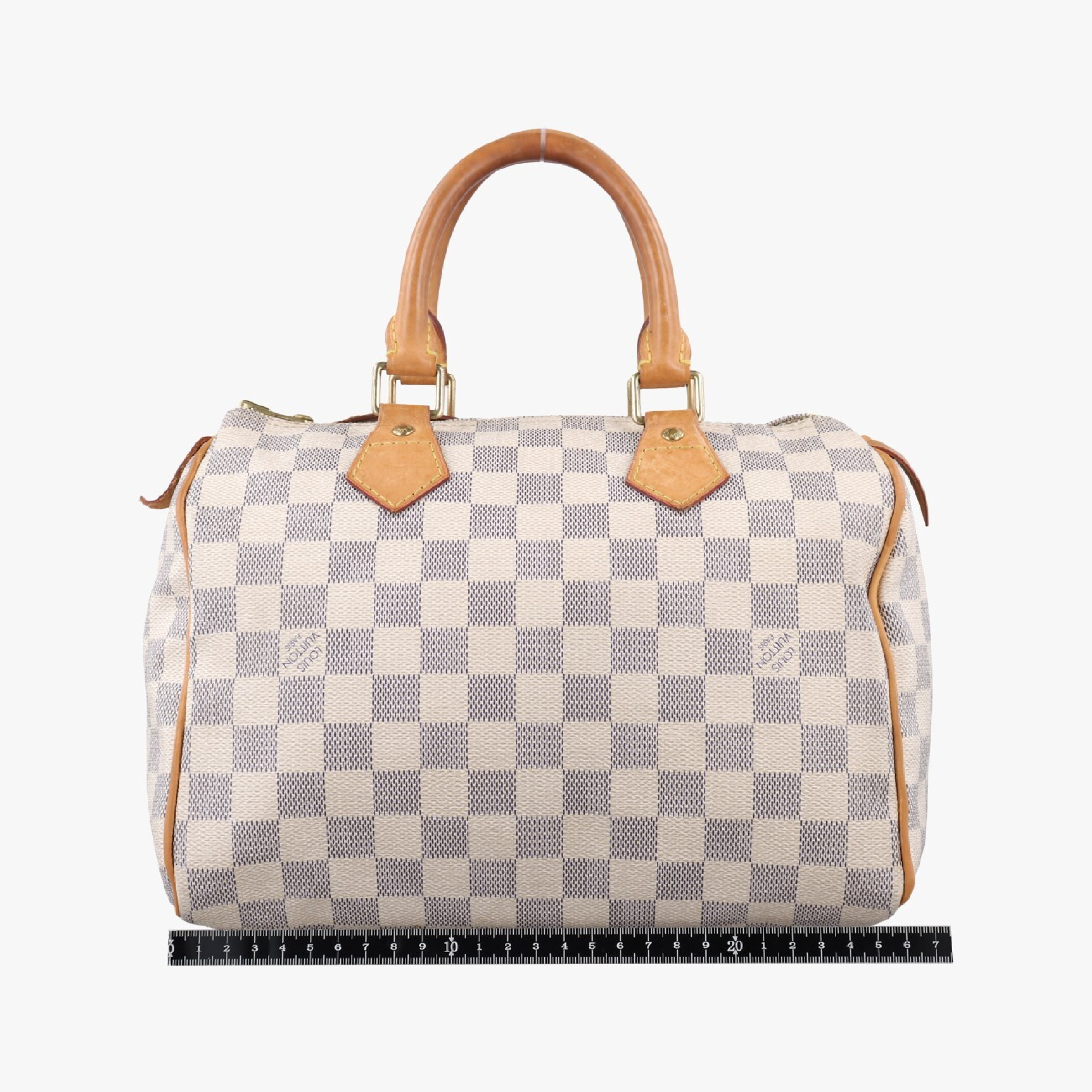 Speedy 25 Azur Damier Canvas N41534 SD2038 Handbag — view 2