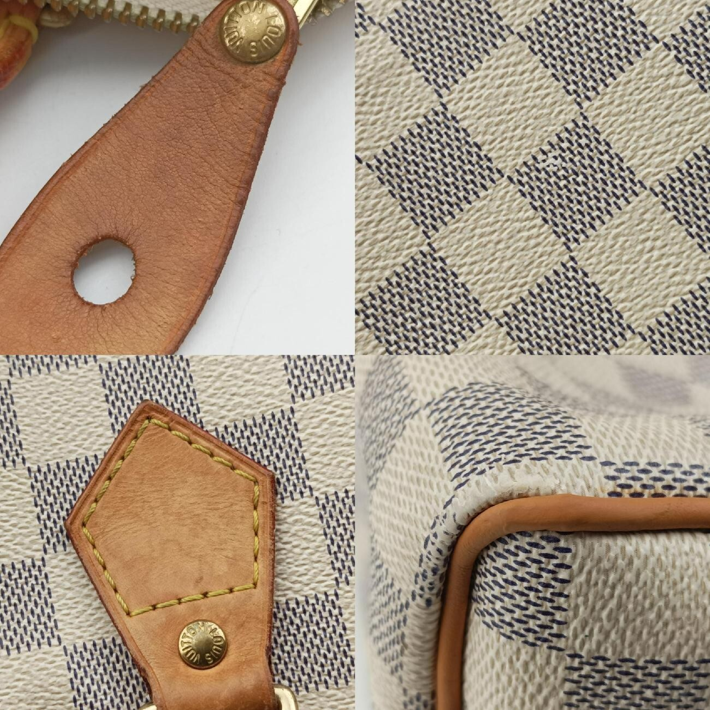 Speedy 25 Azur Damier Canvas N41534 SD2038 Handbag — view 9