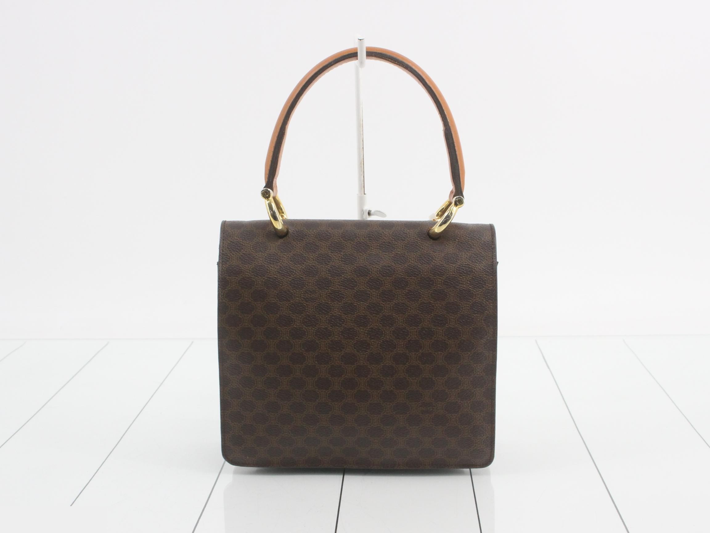 Macadam pattern bag/handbag with turn-lock closure — view 2