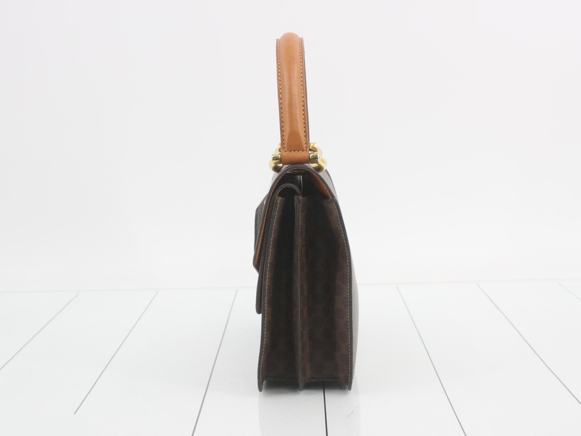 Macadam pattern bag/handbag with turn-lock closure — view 3