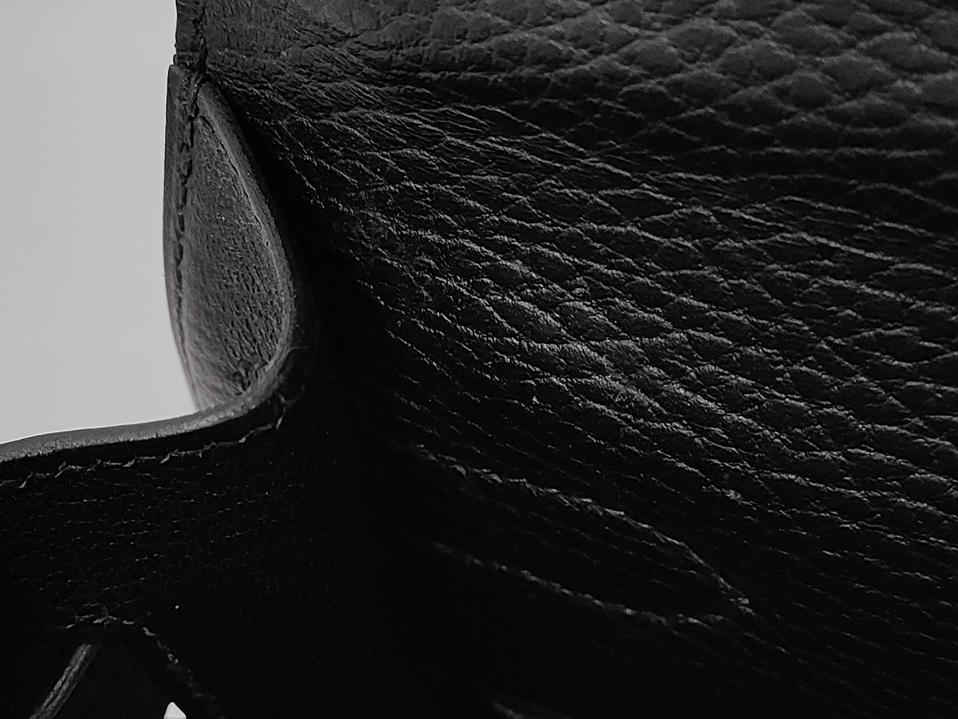 Kelly 35, external stitching, Noir Ardennes leather, gold hardware, D stamp, handbag — view 14