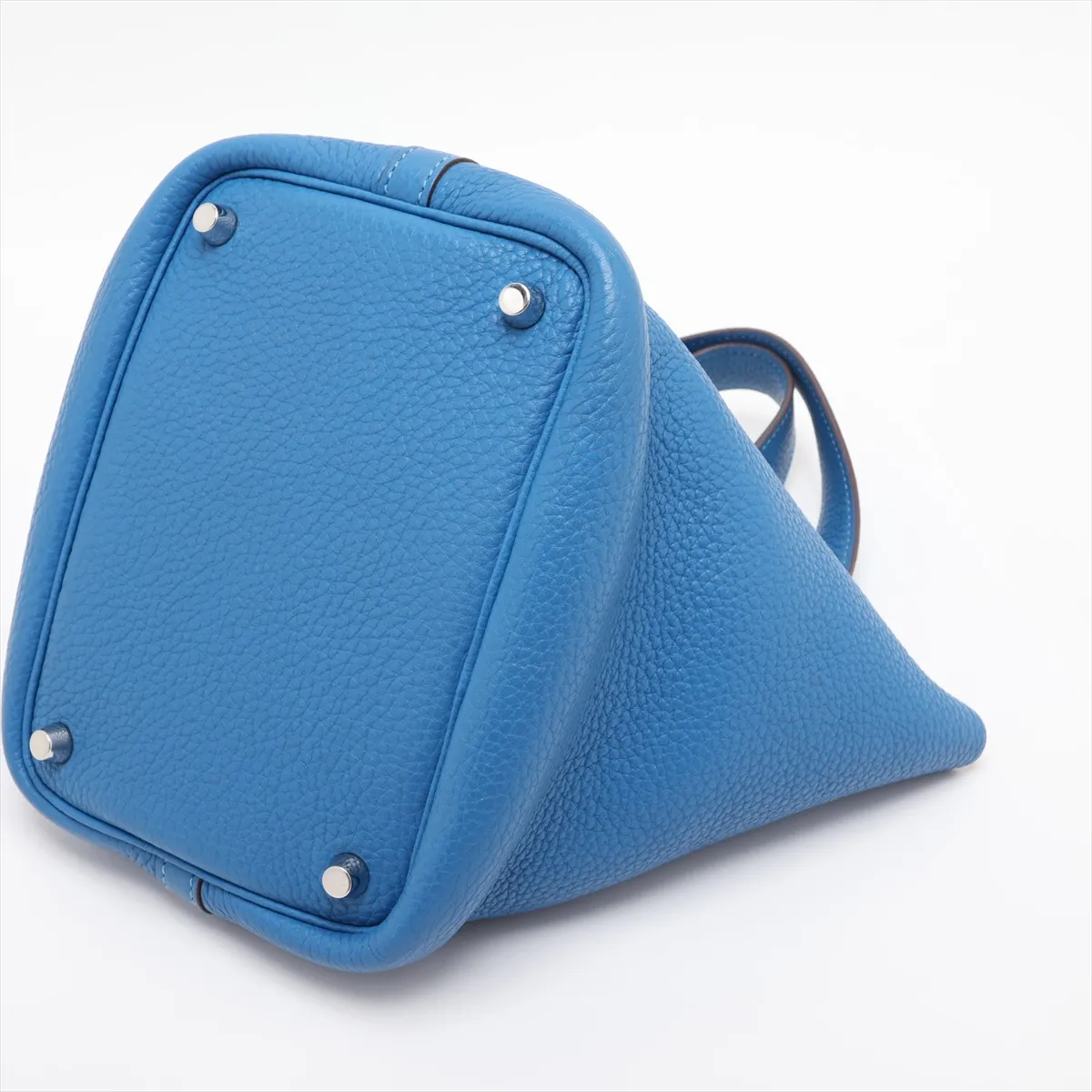 Picotin Lock 18 PM, Taurillon Clemence leather, Mykonos pattern, silver hardware, O: 2011, no key included. — view 3
