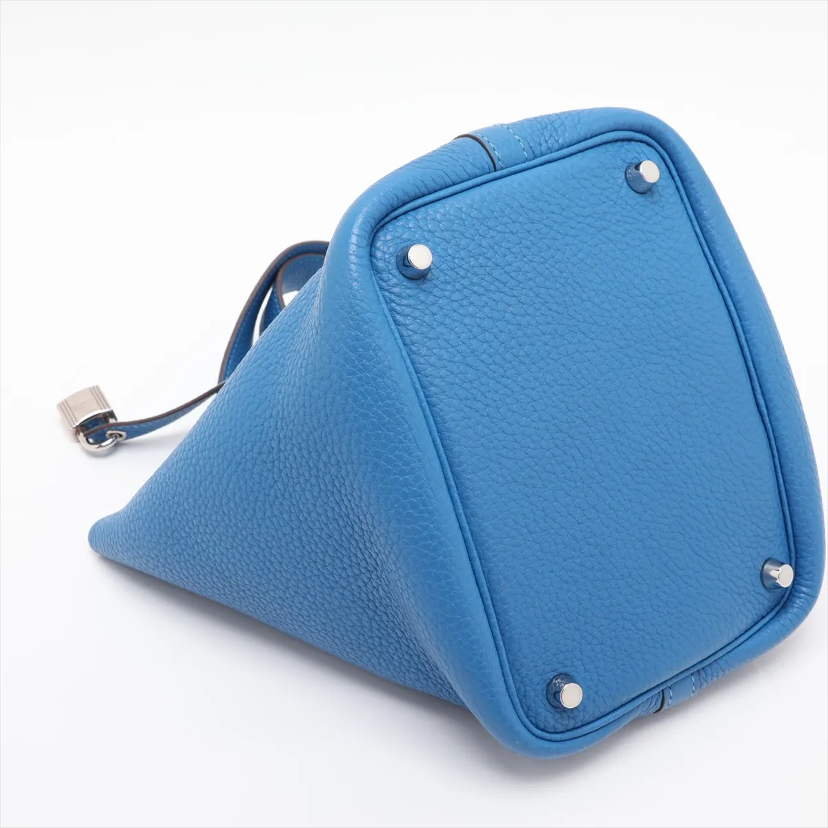 Picotin Lock 18 PM, Taurillon Clemence leather, Mykonos pattern, silver hardware, O: 2011, no key included. — view 4