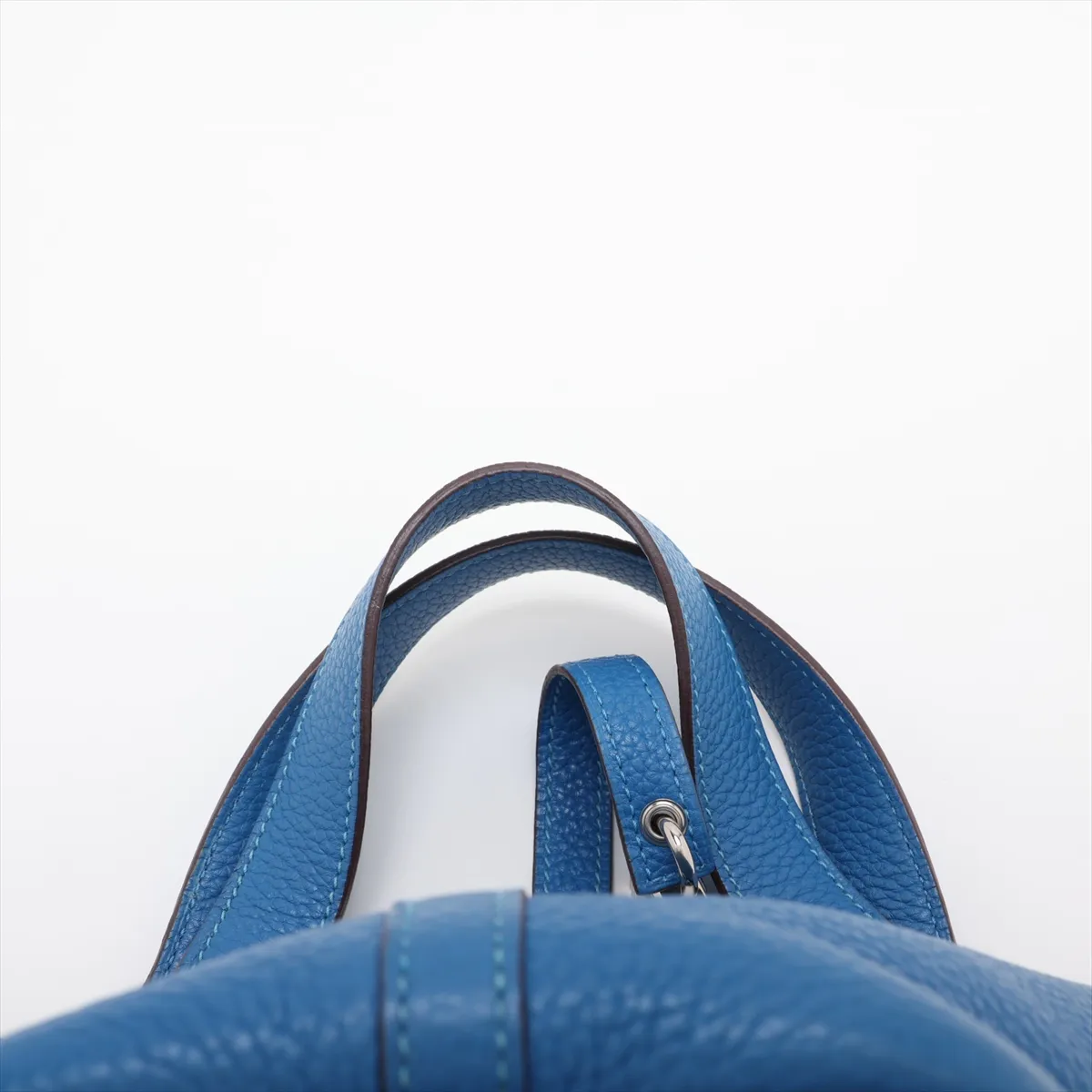Picotin Lock 18 PM, Taurillon Clemence leather, Mykonos pattern, silver hardware, O: 2011, no key included. — view 6