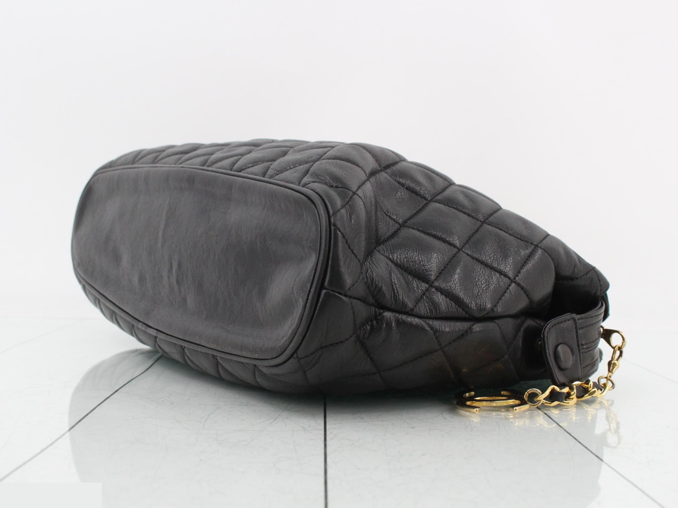 Matelassé Lambskin Chain Shoulder Bag (with original seal) — view 6